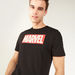 Marvel Print T-shirt with Crew Neck and Short Sleeves-T Shirts-thumbnail-2