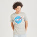 NASA Print Crew Neck T-shirt with Short Sleeves-T Shirts-thumbnailMobile-0