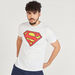 Superman Print Crew Neck T-shirt with Short Sleeves-T Shirts-thumbnail-2