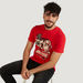 Star Wars Print Crew Neck T-shirt with Short Sleeves-T Shirts-thumbnailMobile-3