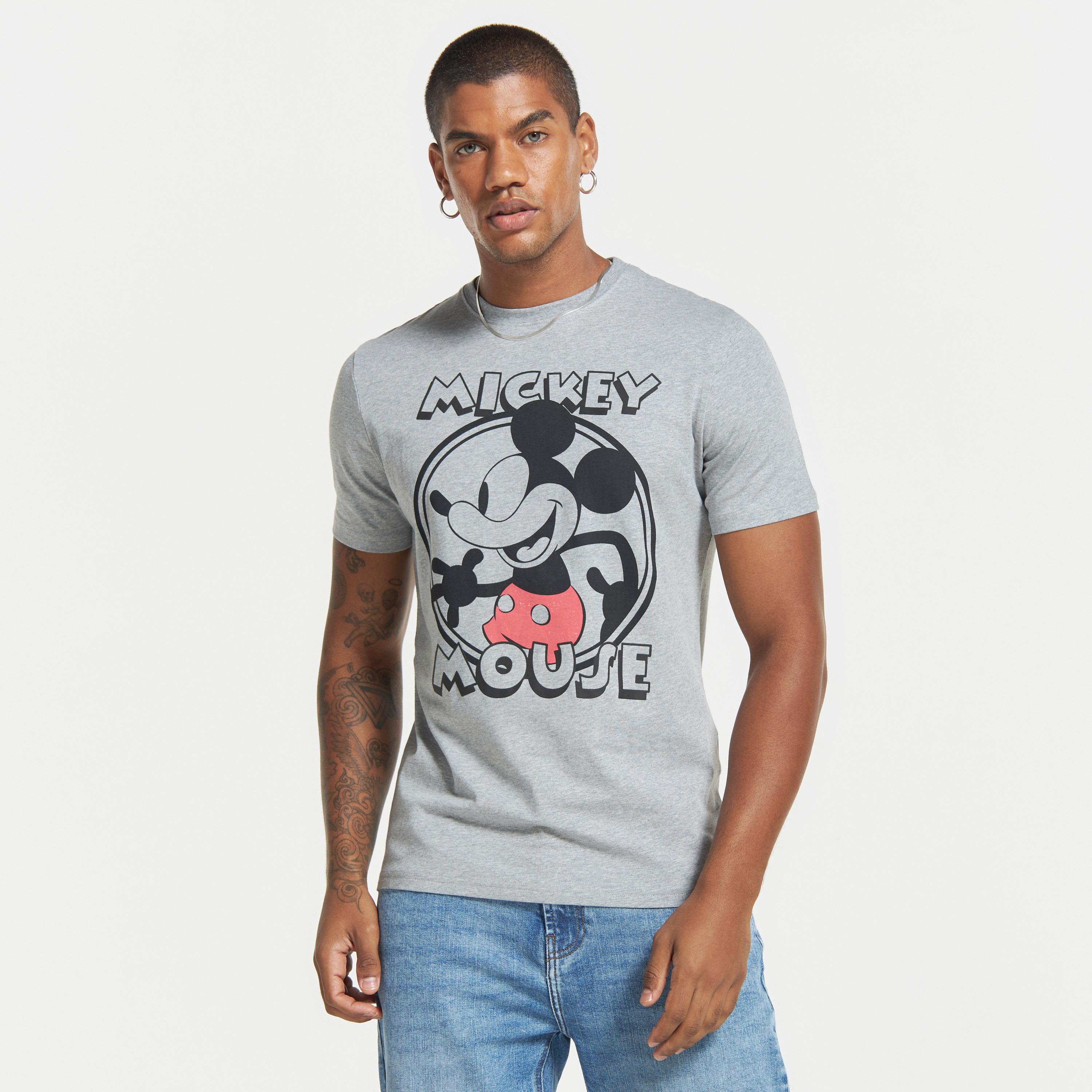 Mens mickey cheap t shirt