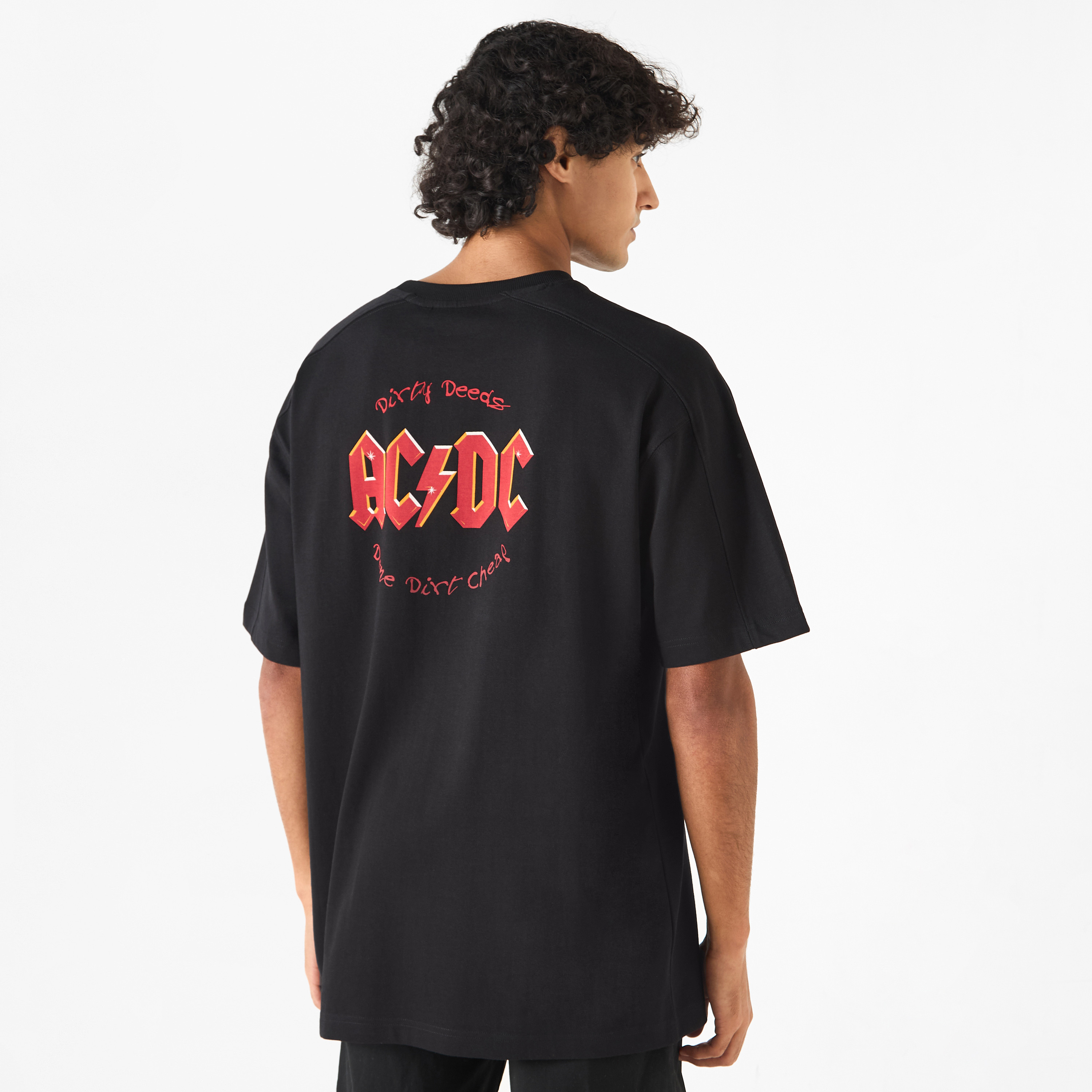 ACDC Print Crew Neck T-shirt with Short Sleeves and Chest Pocket-men-clothing-tshirtsandpolos-tshirts-image-3