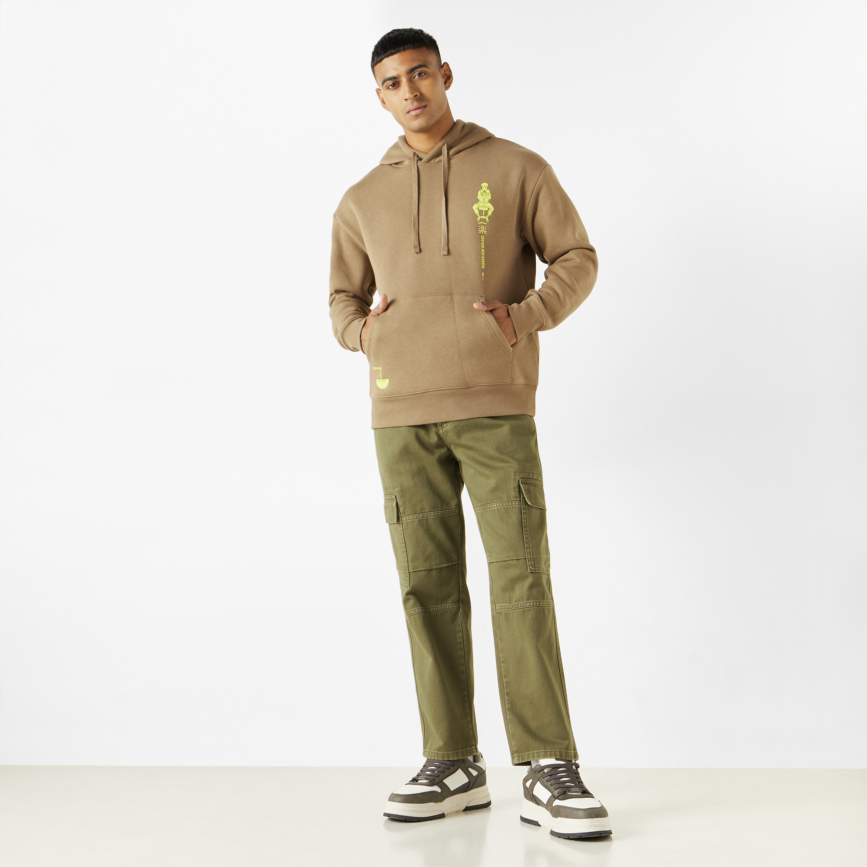 Naruto Print Hoodie with Kangaroo Pocket-men-winterwear-hoodiesandsweatshirts-image-2