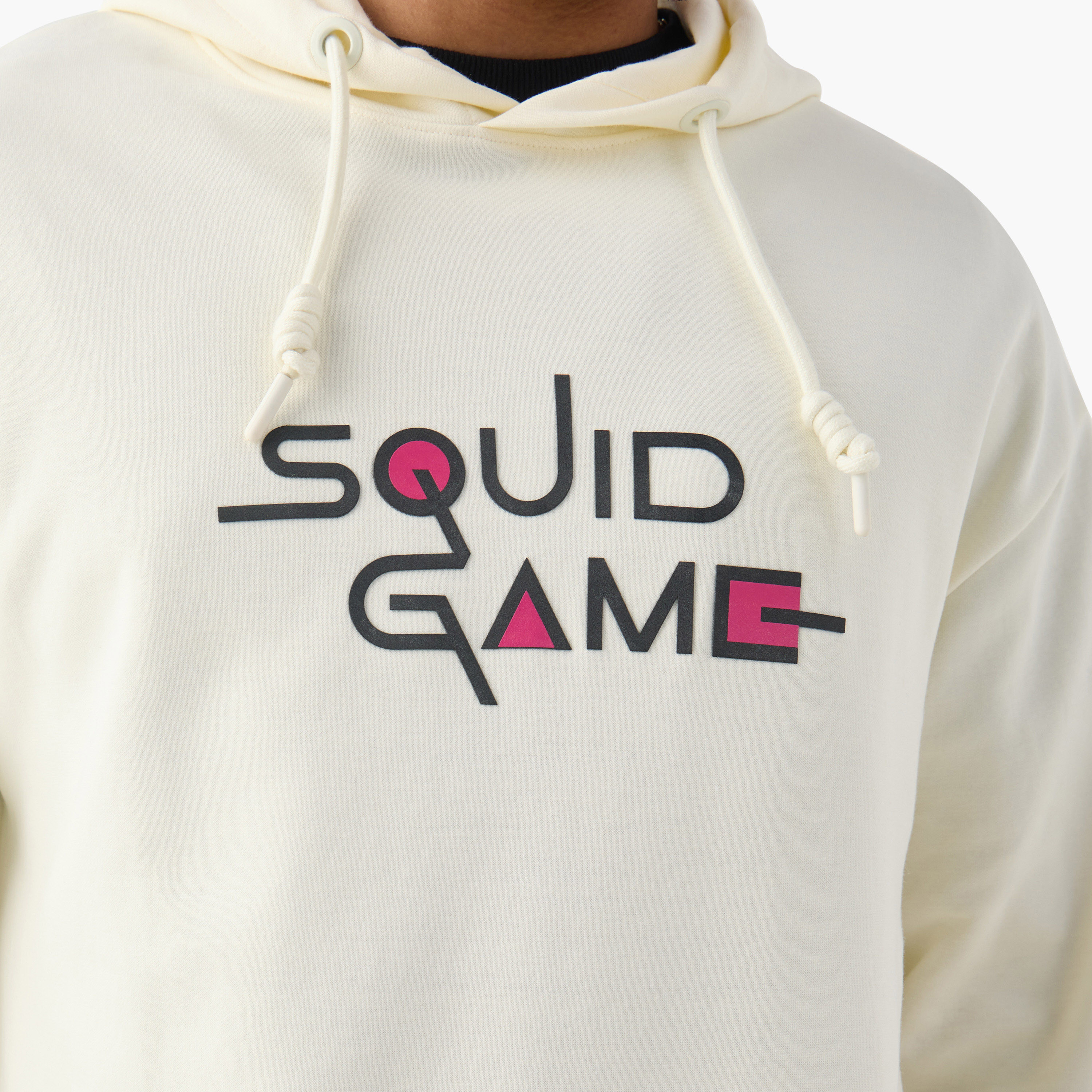 Squid Game Print Hooded Sweatshirt with Long Sleeves-men-winterwear-hoodiesandsweatshirts-image-5