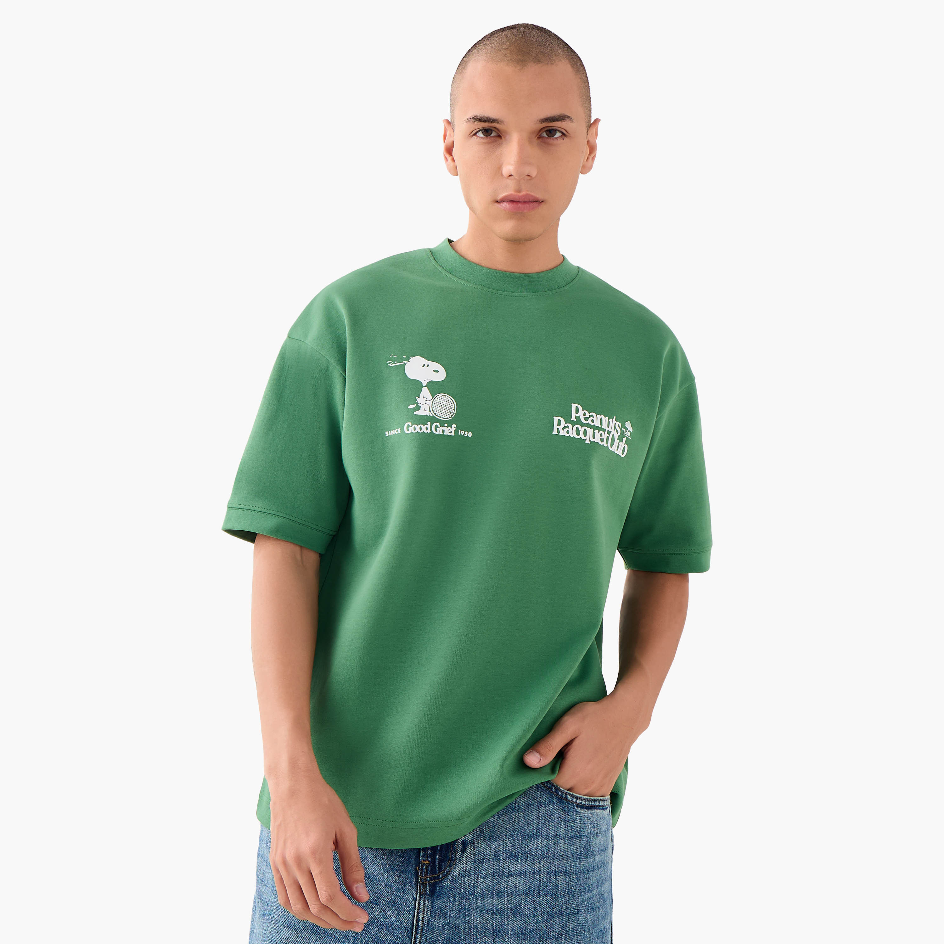 Peanuts Print T-shirt-men-clothing-tshirtsandpolos-tshirts-image-1