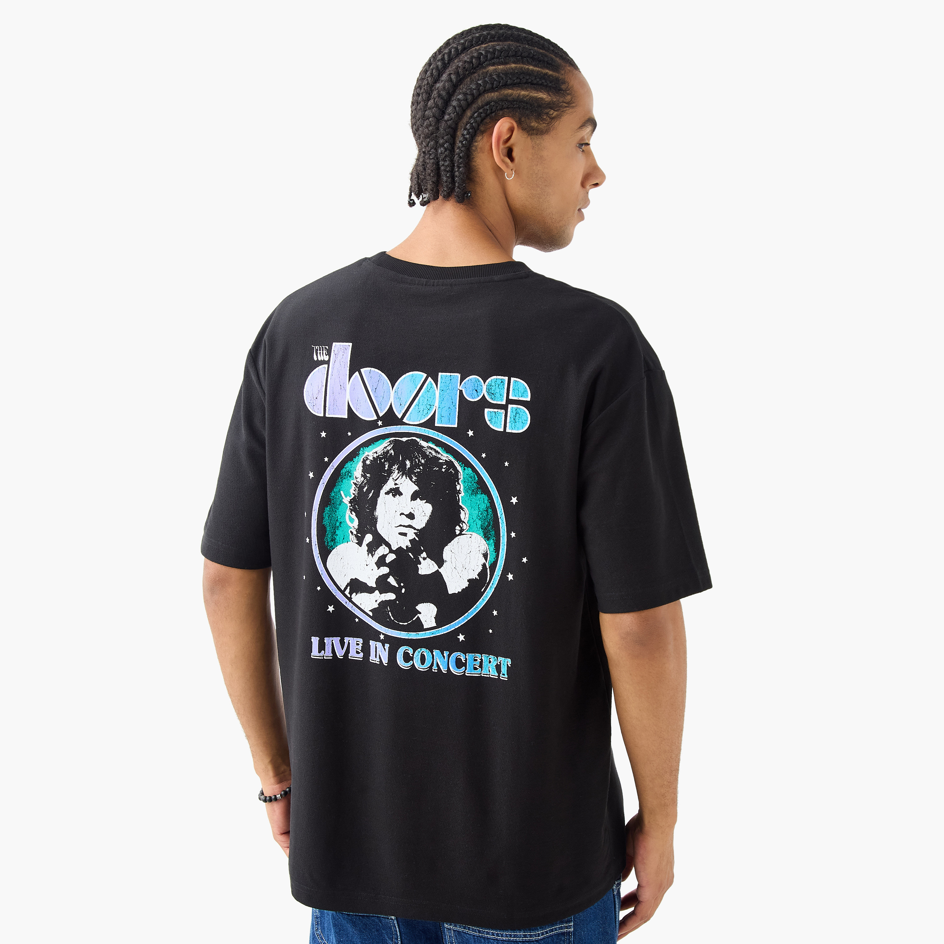 تيشيرت بياقة ضيقة وطبعات-men-clothing-tshirtsandpolos-tshirts-image-1