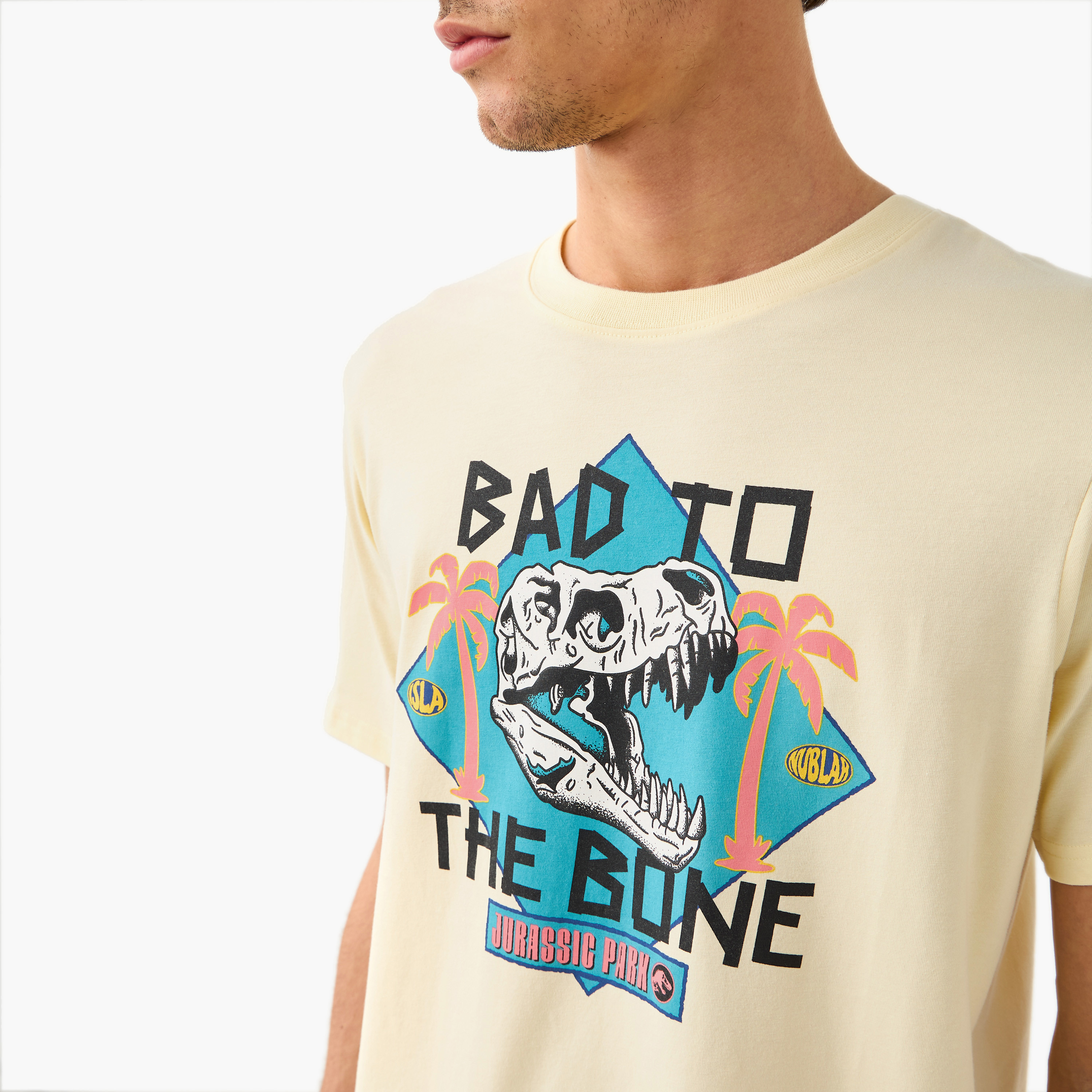 Jurassic Park Men Regular Fit Crew Neck Short Sleeves T-shirt-men-clothing-tshirtsandpolos-tshirts-image-4