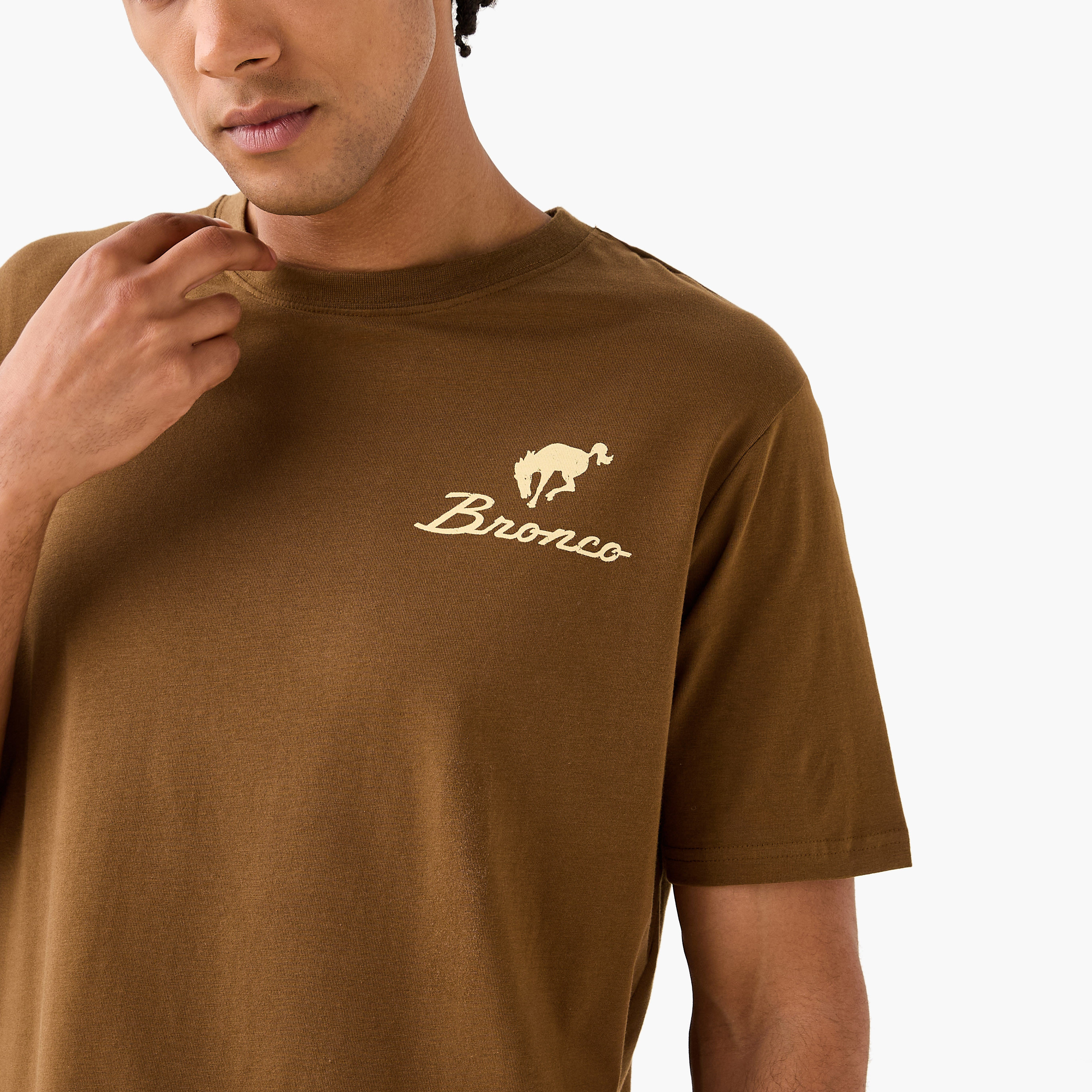 Ford Bronco Men Regular Fit Crew Neck Short Sleeves T-shirt-men-clothing-tshirtsandpolos-tshirts-image-4