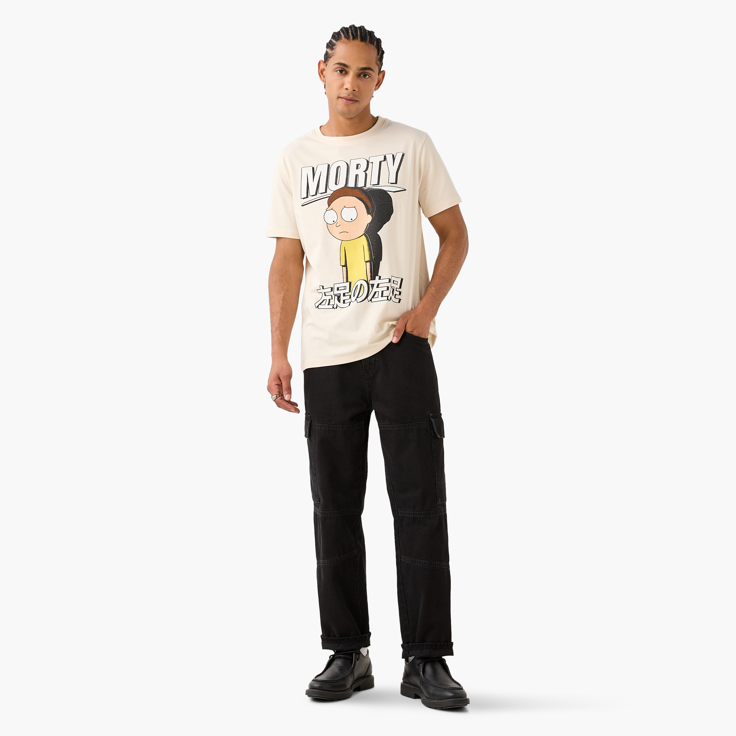 Rick and Morty Men Regular Fit Crew Neck Short Sleeves T-shirt-men-clothing-tshirtsandpolos-tshirts-image-2