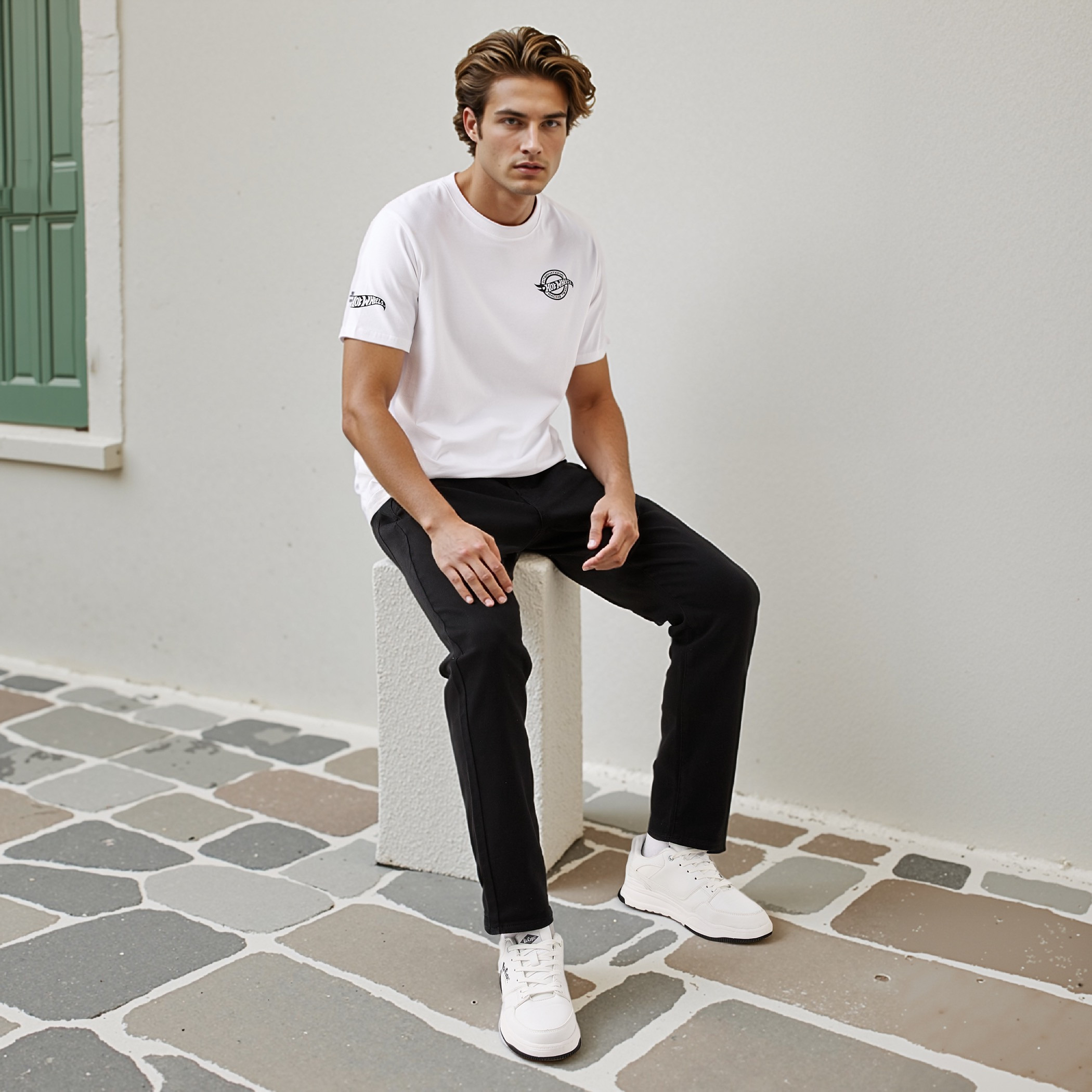 Hot Wheels Men Regular Fit Crew Neck Short Sleeves T-shirt-men-clothing-tshirtsandpolos-tshirts-image-2