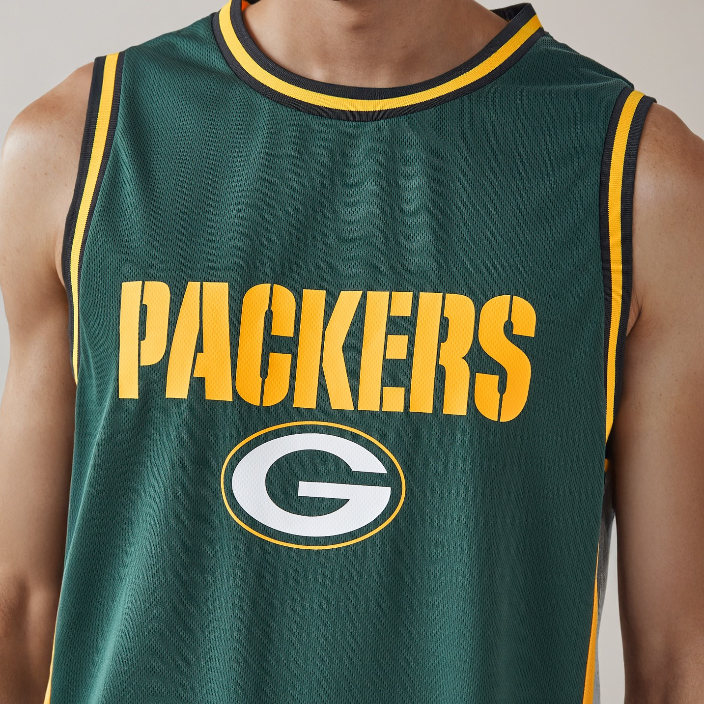 Green Bay Packers NFL Crew Neck Sleeveless Vest-men-clothing-tshirtsandpolos-vests-image-4