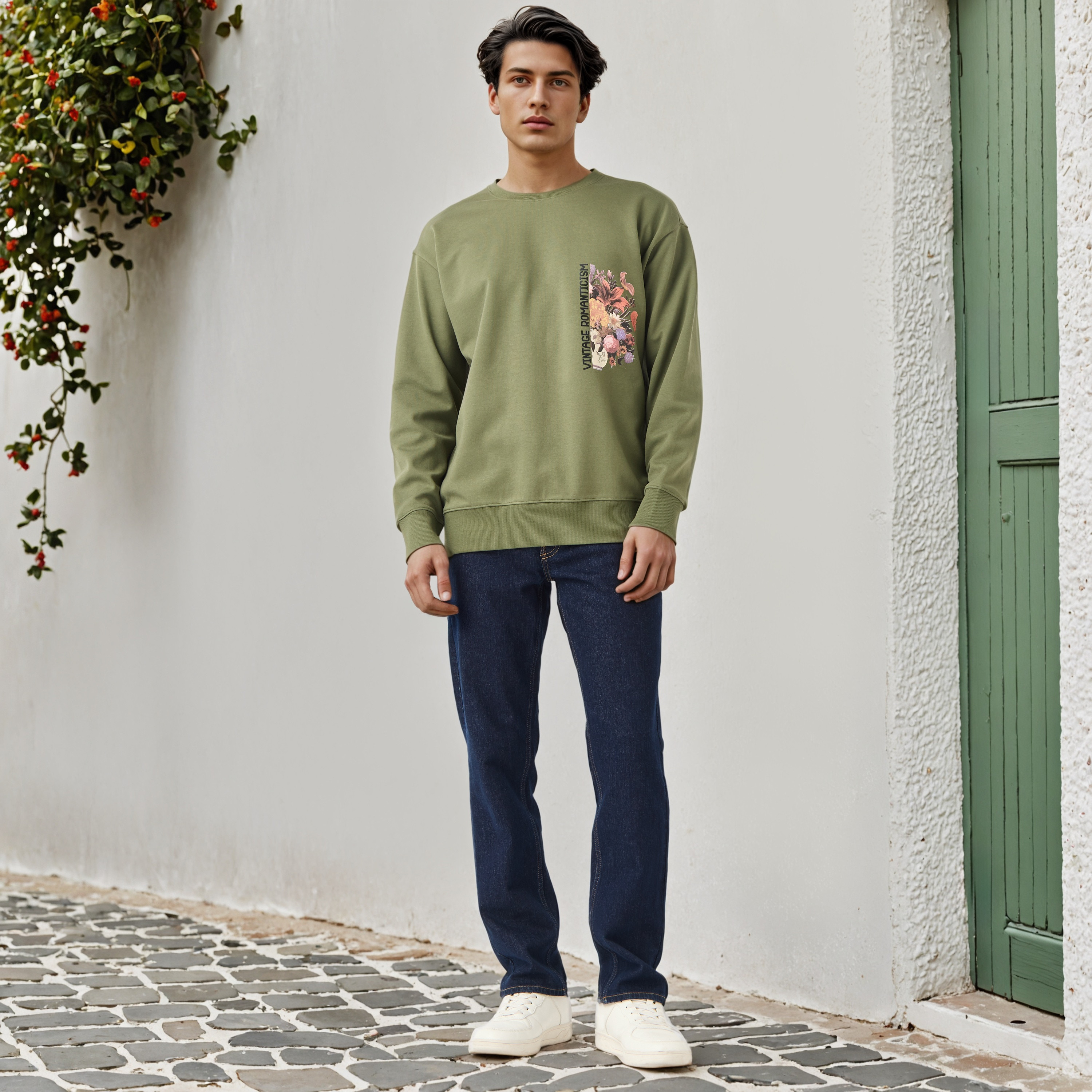 Graphic Print Sweatshirt-men-winterwear-hoodiesandsweatshirts-image-2