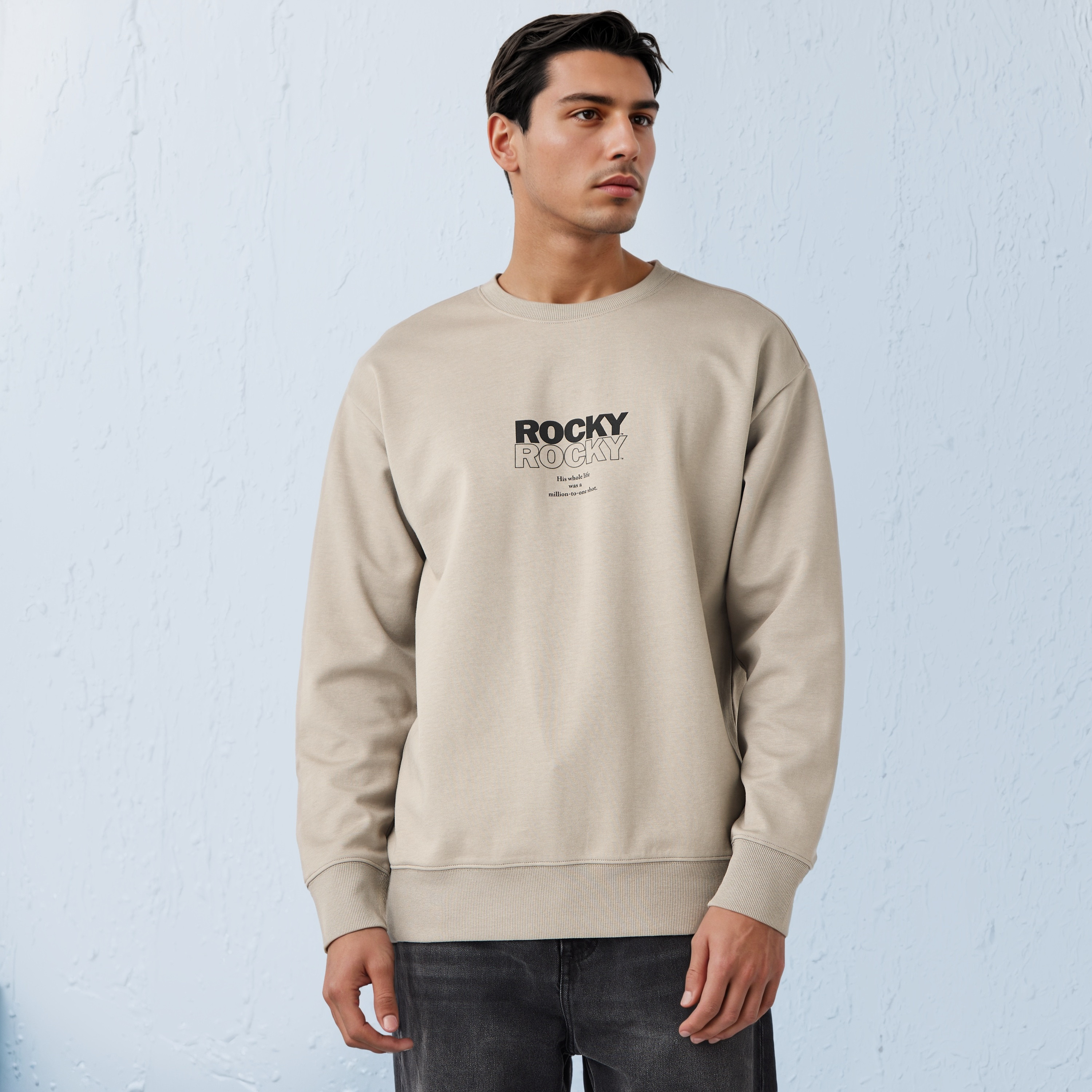 Rocky Balboa Print Sweatshirt-men-winterwear-hoodiesandsweatshirts-image-1