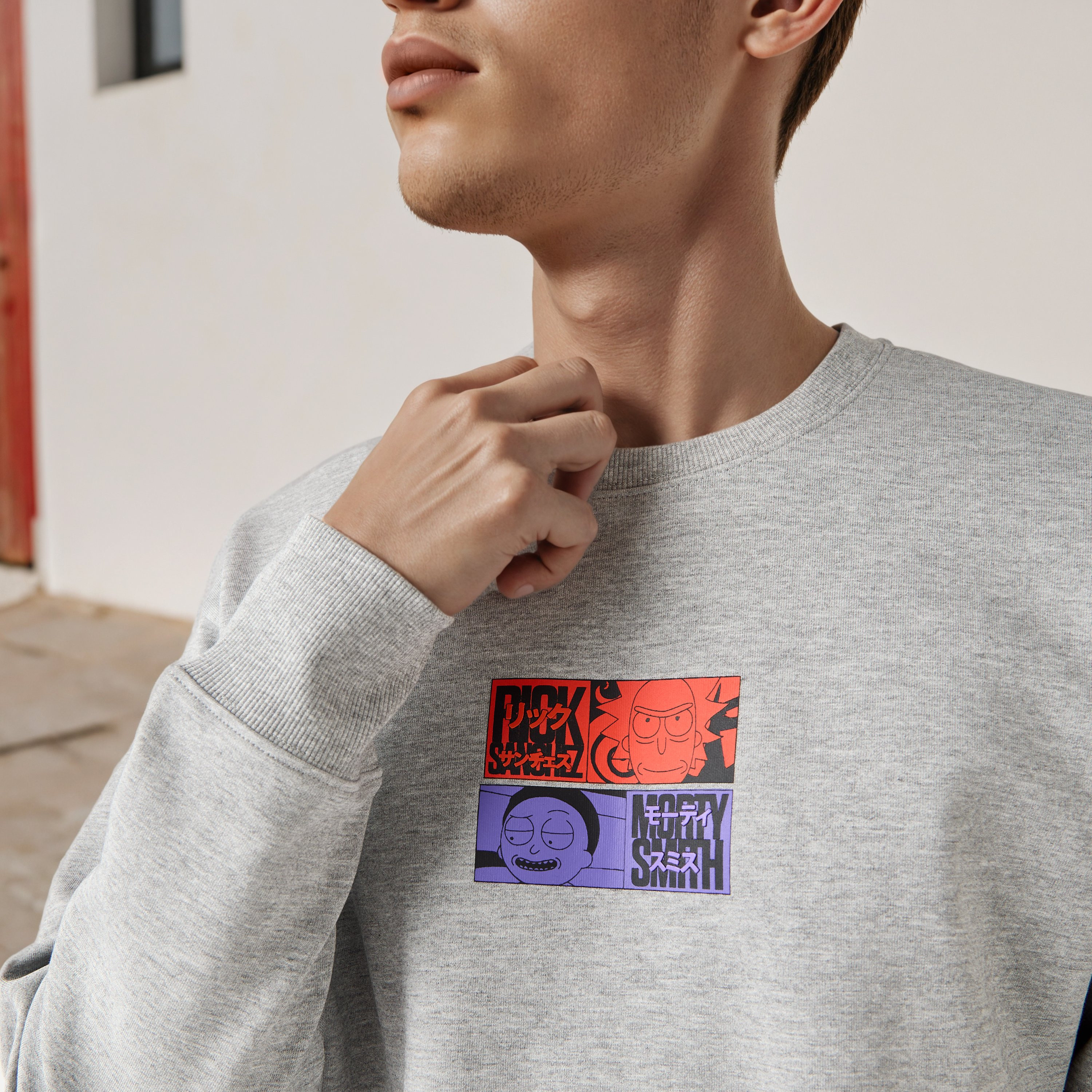 Rick and Morty Print Sweatshirt-men-winterwear-hoodiesandsweatshirts-image-4