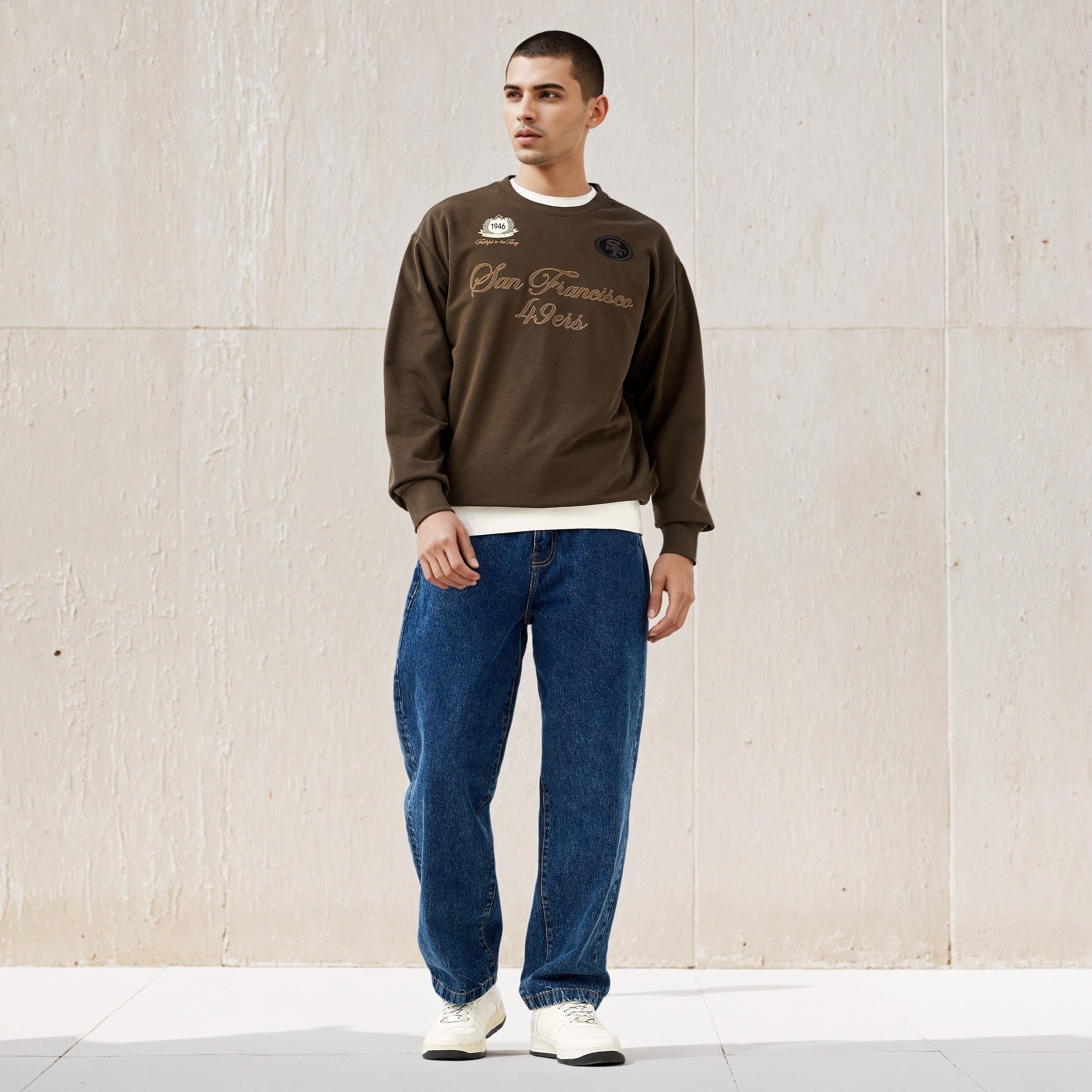 San Francisco Forty Niners NFL Men Relaxed Fit Sweatshirt-men-winterwear-hoodiesandsweatshirts-image-2