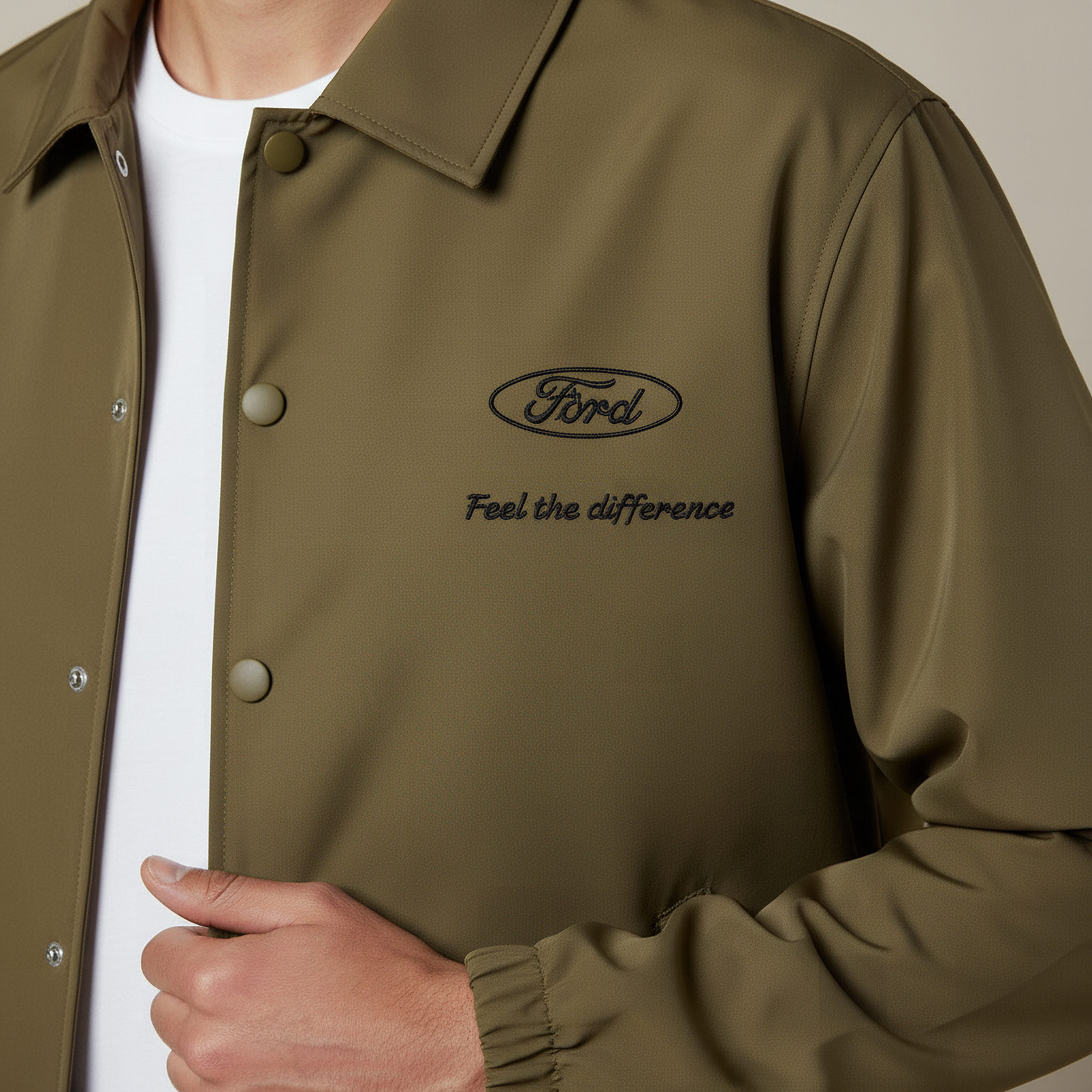 Men Relaxed Fit Ford Logo Embroidered Coach Jacket-men-clothing-jacketsandblazers-jackets-image-4
