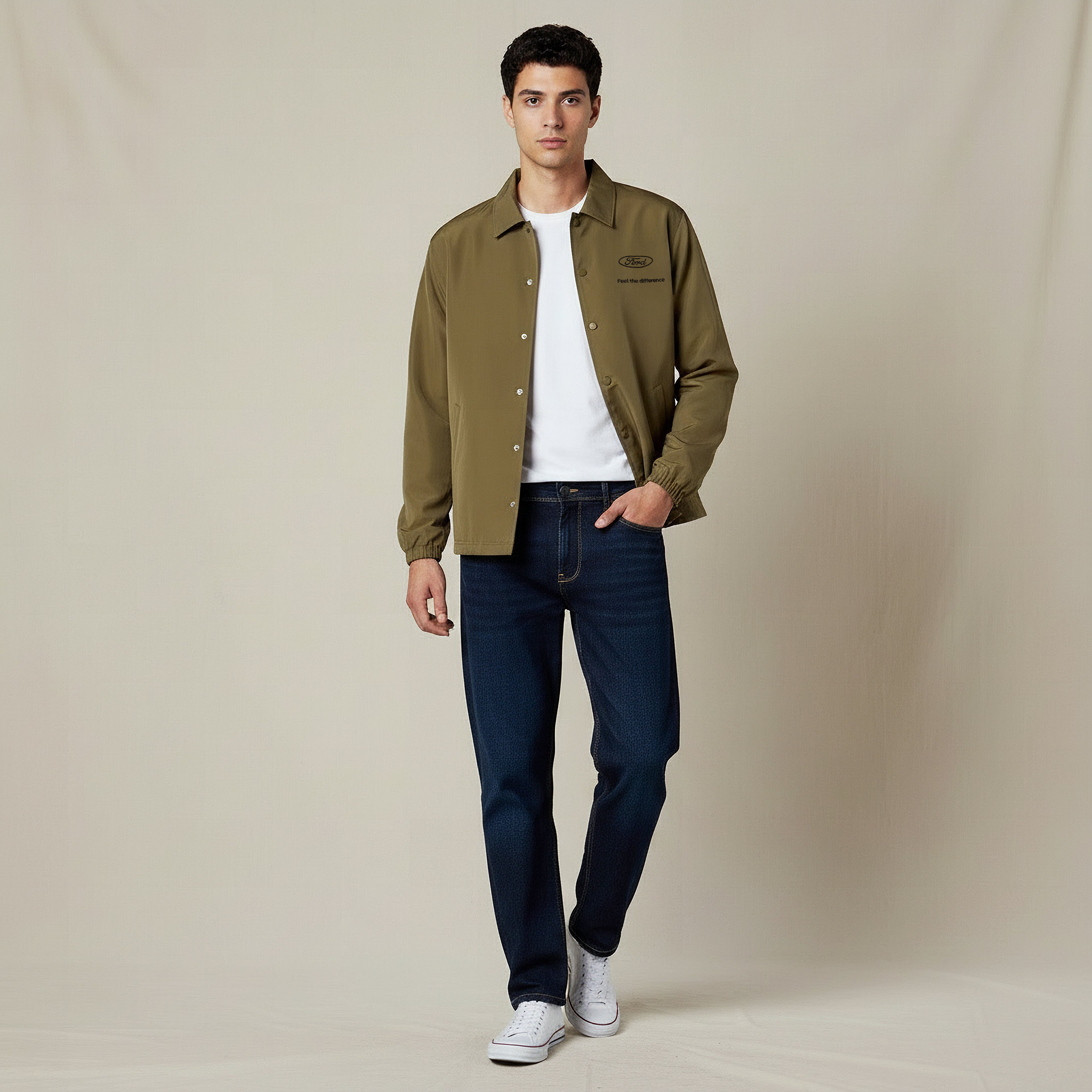 Men Relaxed Fit Ford Logo Embroidered Coach Jacket-men-clothing-jacketsandblazers-jackets-image-5