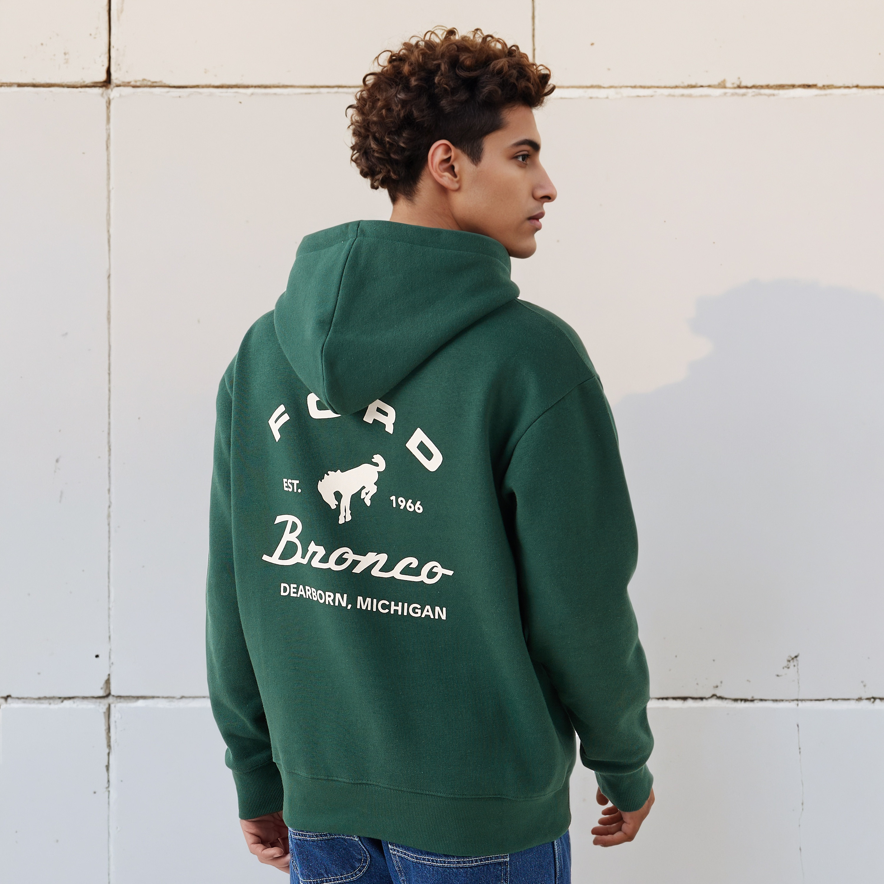 Men Oversized Ford Bronco Print Hoodie-men-winterwear-hoodiesandsweatshirts-image-1