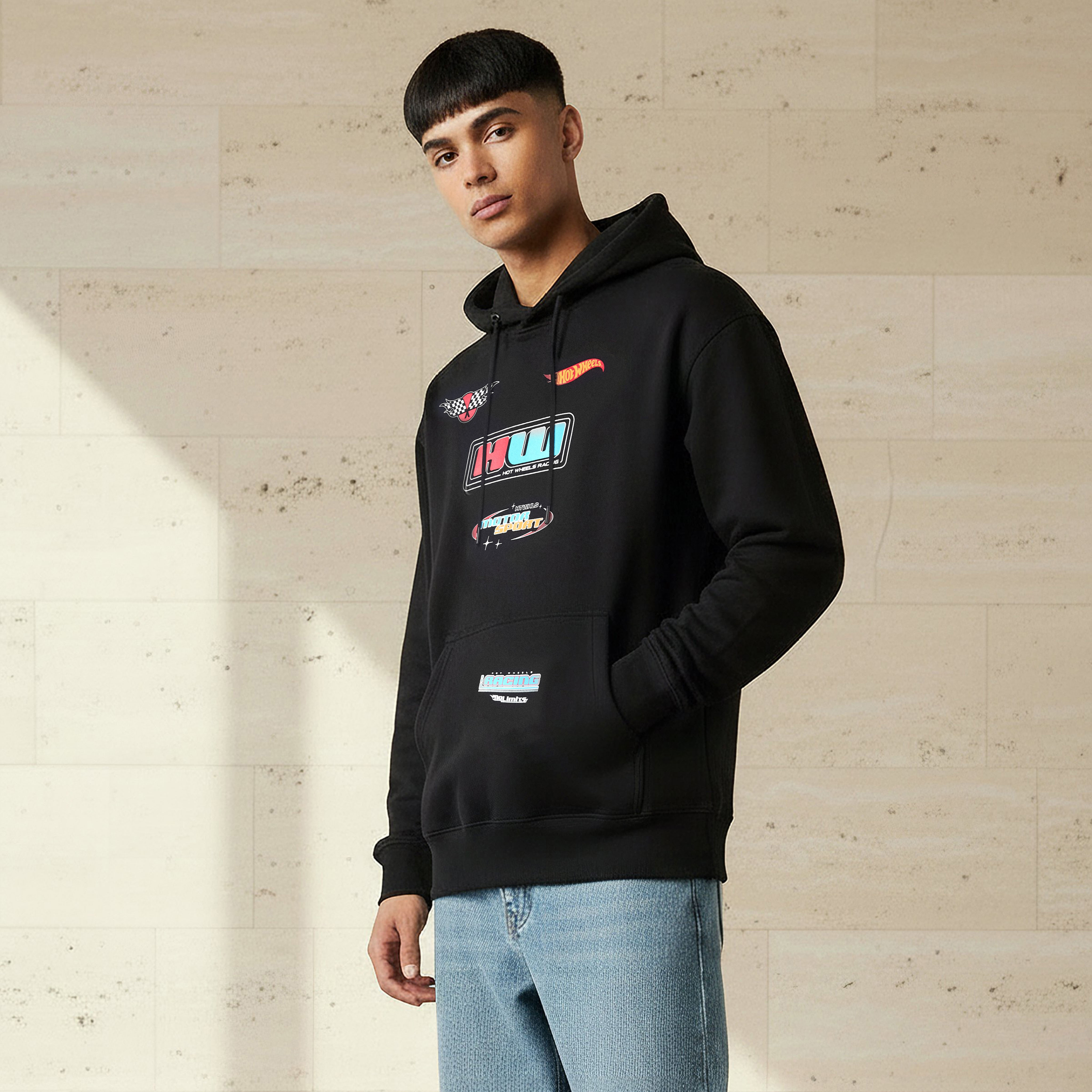 Hot Wheels Men Oversized Hoodie-men-winterwear-hoodiesandsweatshirts-image-1
