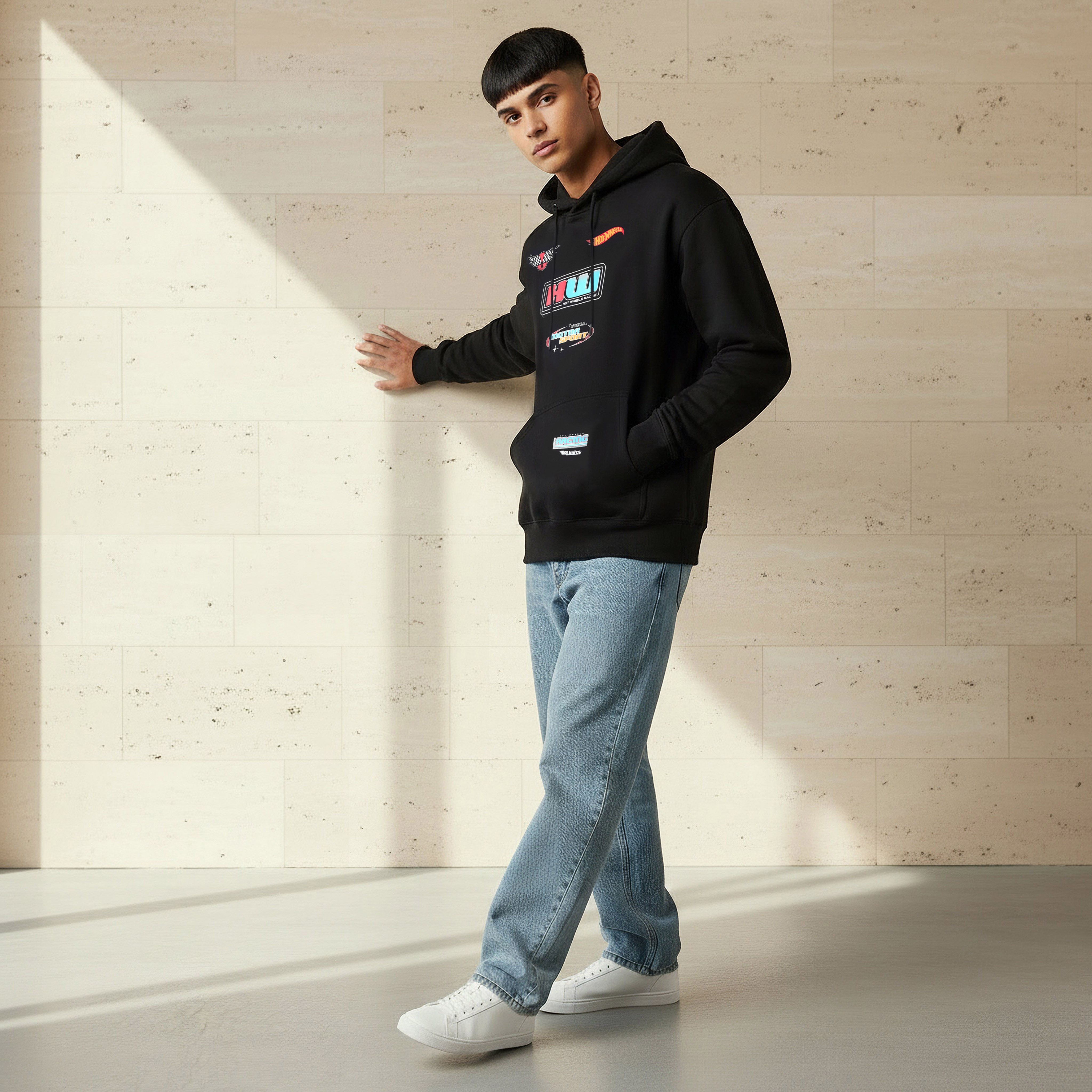 Hot Wheels Men Oversized Hoodie-men-winterwear-hoodiesandsweatshirts-image-2