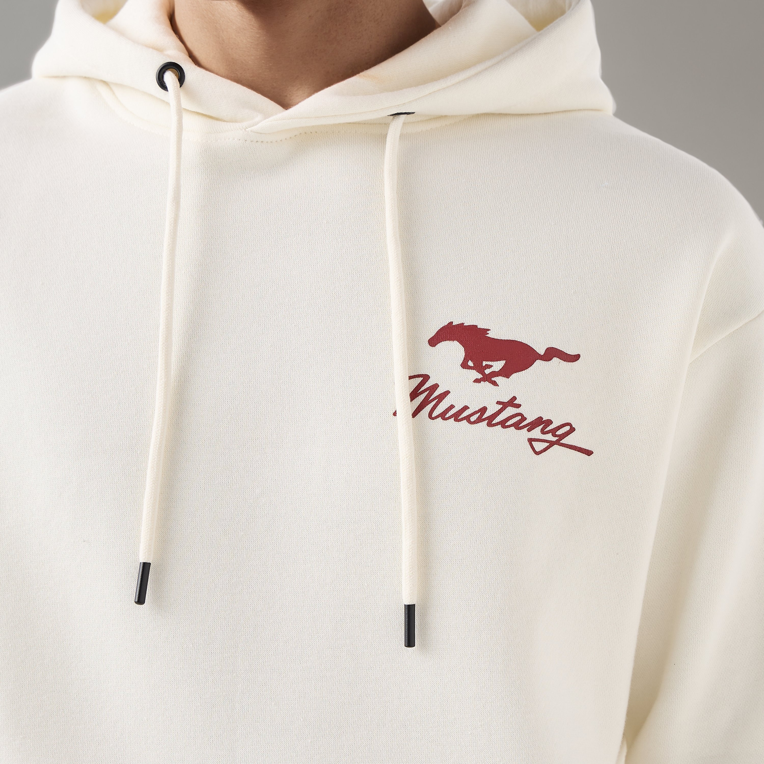 Men Oversized Mustang Print Hoodie-men-winterwear-hoodiesandsweatshirts-image-4