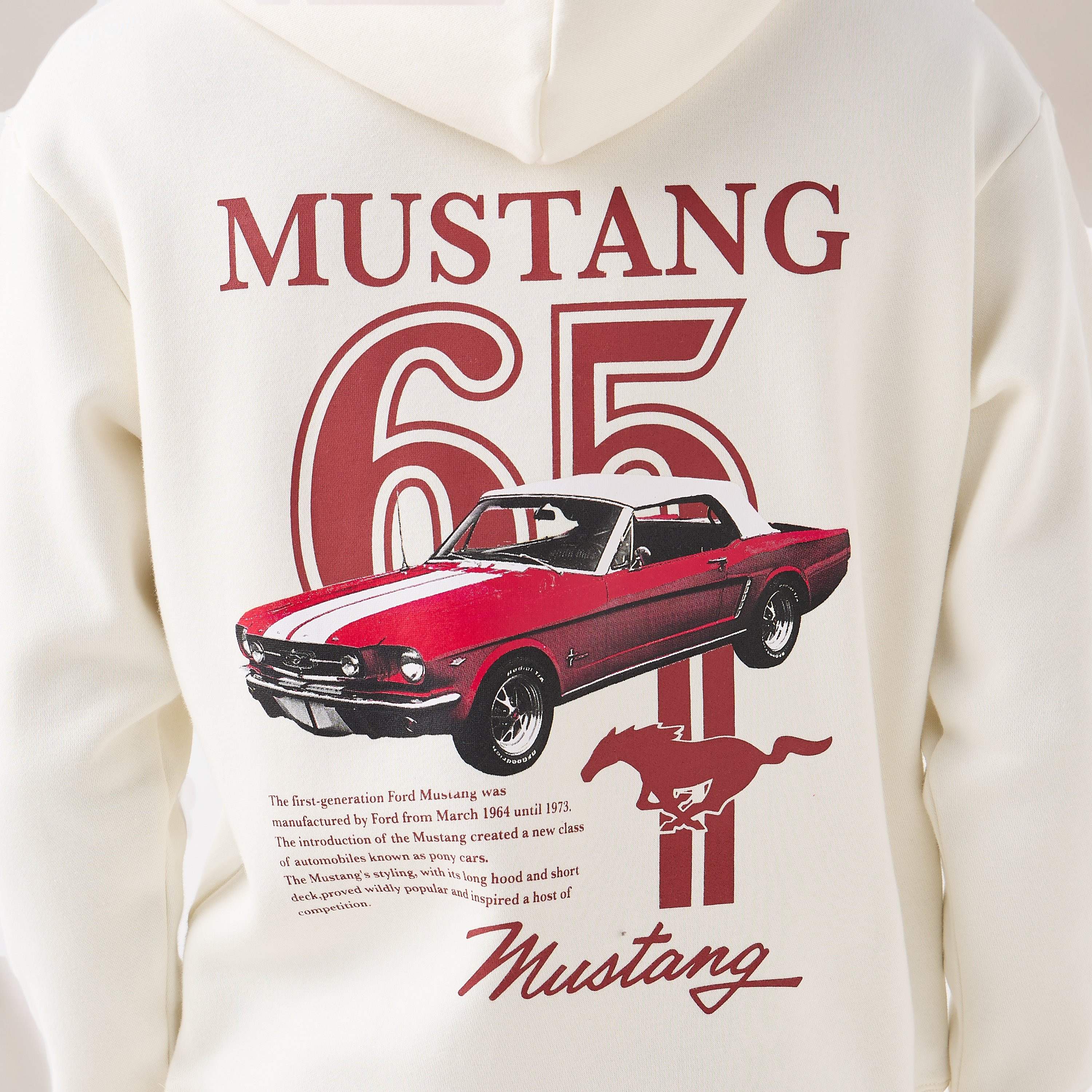 Men Oversized Mustang Print Hoodie-men-winterwear-hoodiesandsweatshirts-image-5