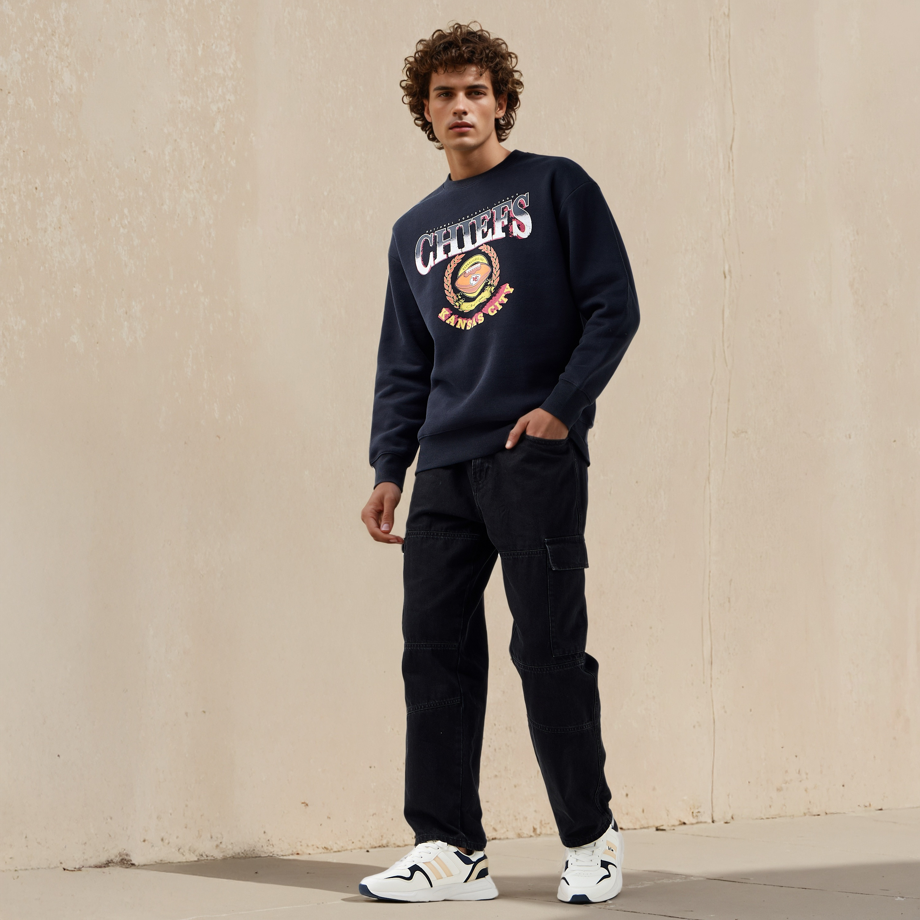 Kansas City Chiefs NFL Men Relaxed Fit Sweatshirt-men-winterwear-hoodiesandsweatshirts-image-2