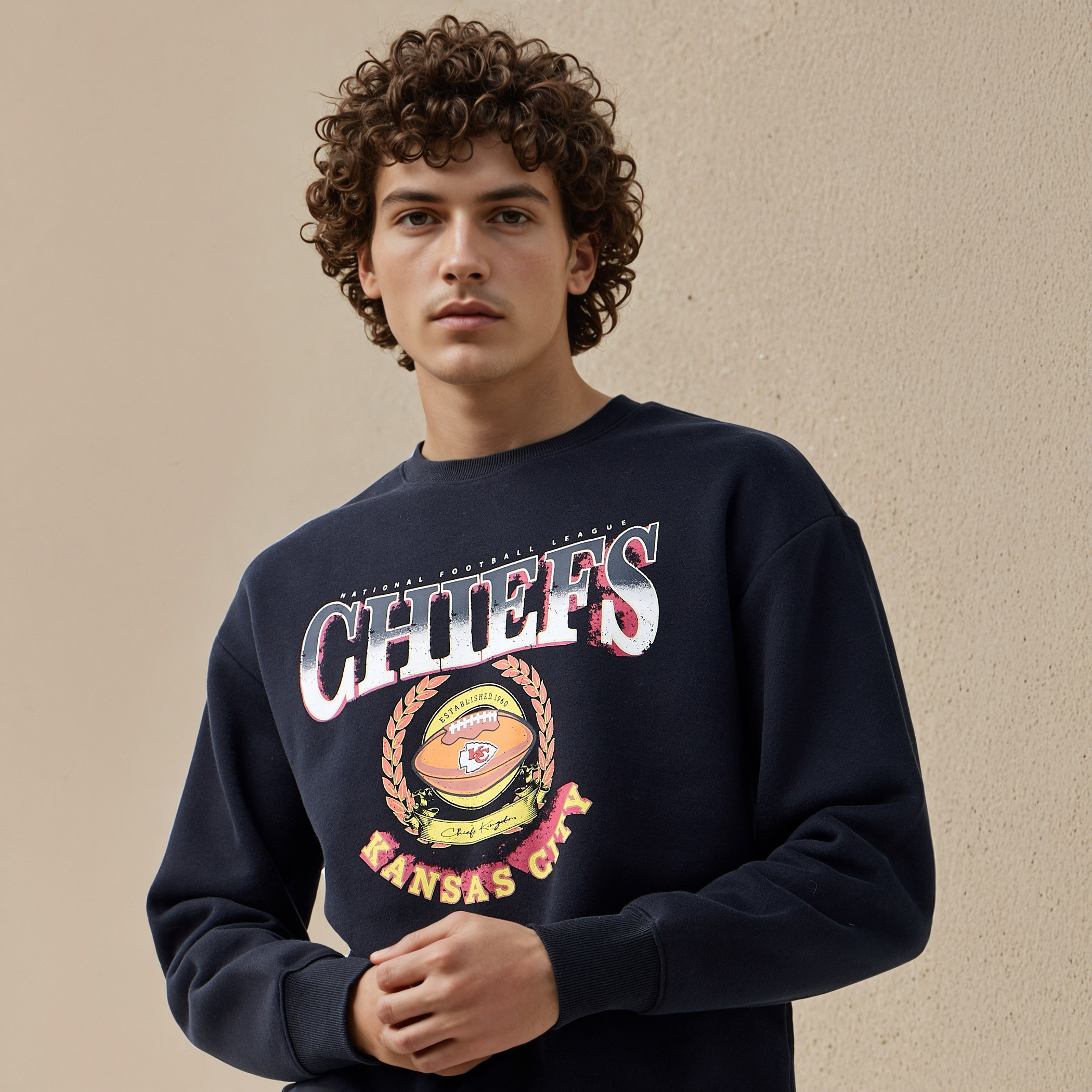Kansas City Chiefs NFL Men Relaxed Fit Sweatshirt-men-winterwear-hoodiesandsweatshirts-image-4