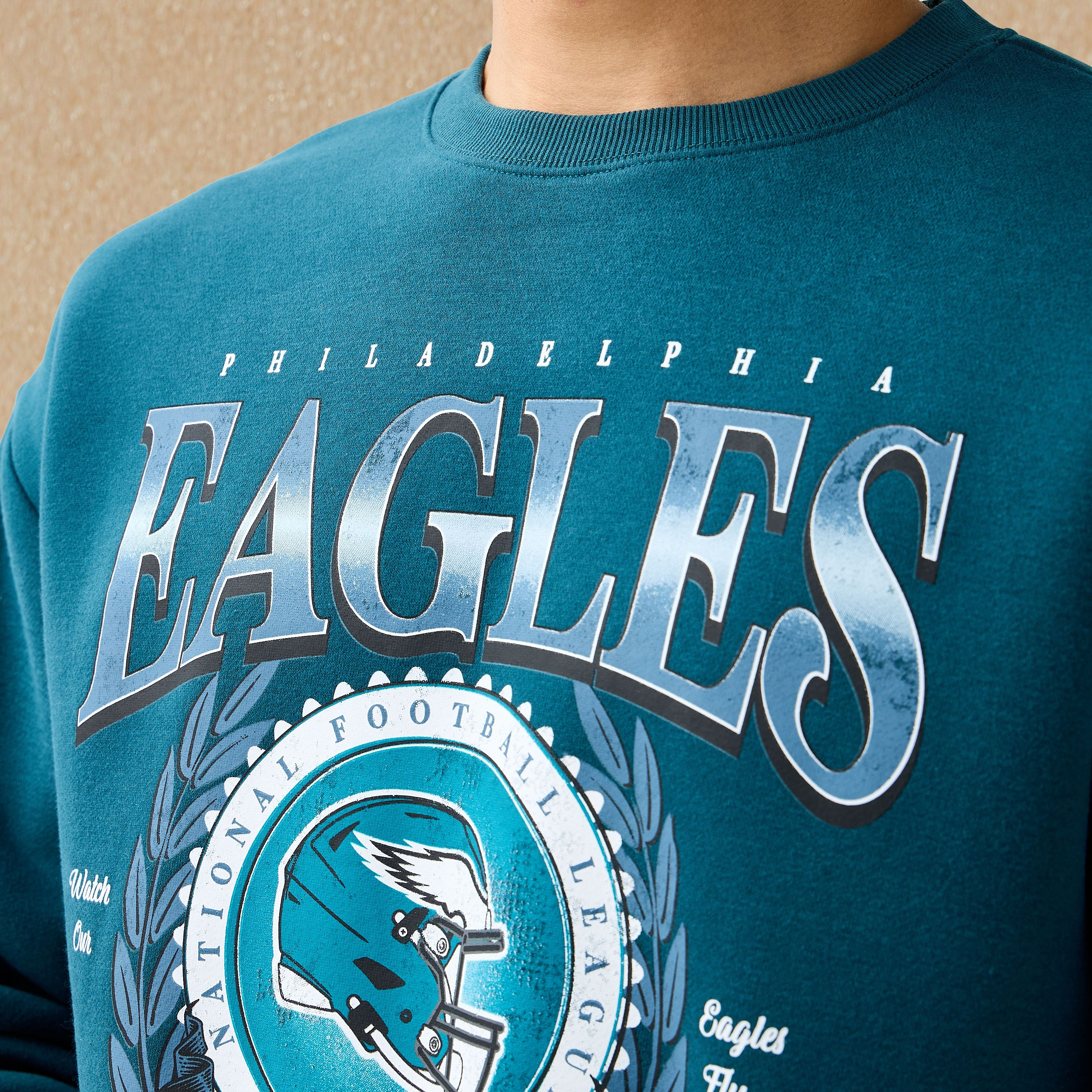 Philadelphia Eagles NFL Men Relaxed Fit Sweatshirt-men-winterwear-hoodiesandsweatshirts-image-5
