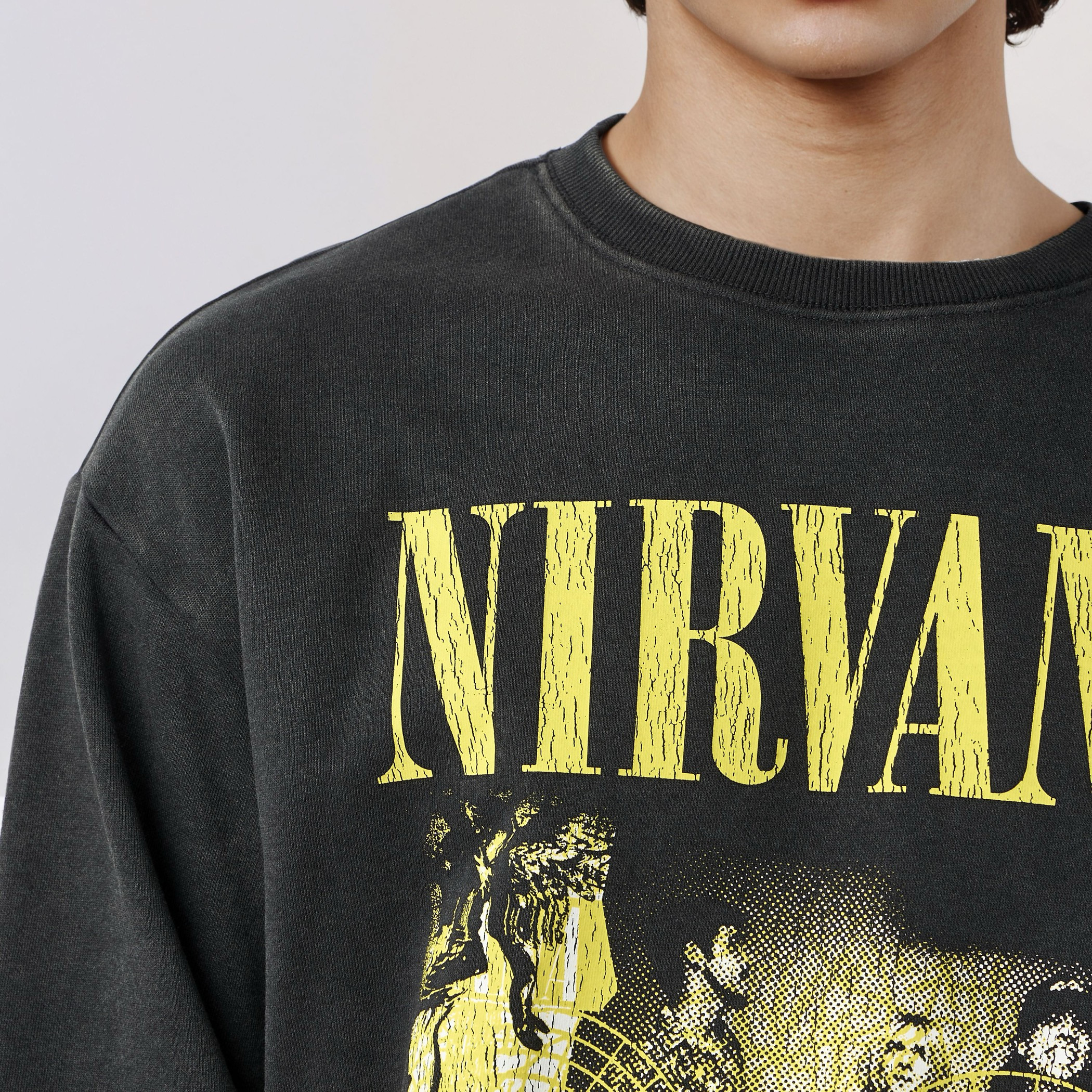 Nirvana Print Sweatshirt-men-winterwear-hoodiesandsweatshirts-image-5