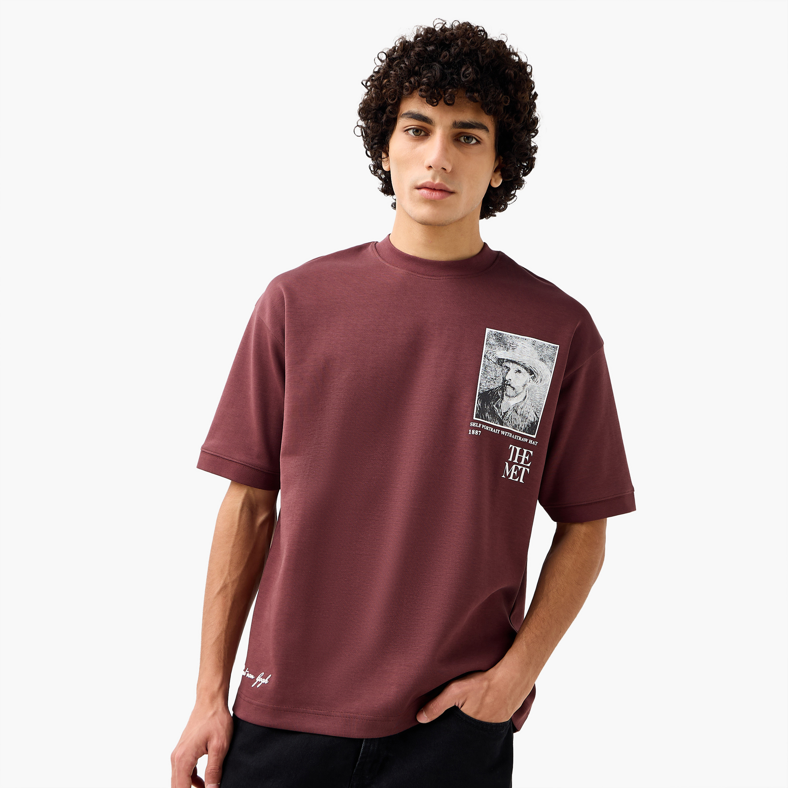 The Met Museum Men Regular Fit Crew Neck Short Sleeves T-shirt-men-clothing-tshirtsandpolos-tshirts-image-1