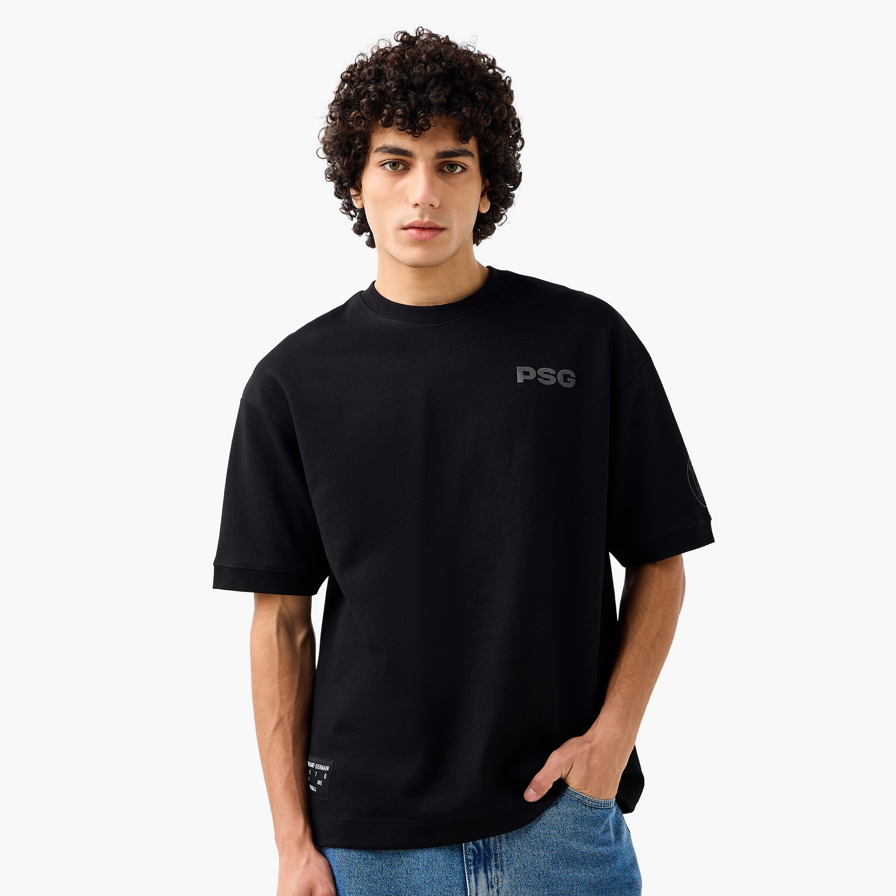 Paris Saint Germain Men Regular Fit Crew Neck Short Sleeves T-shirt-men-clothing-tshirtsandpolos-tshirts-image-1