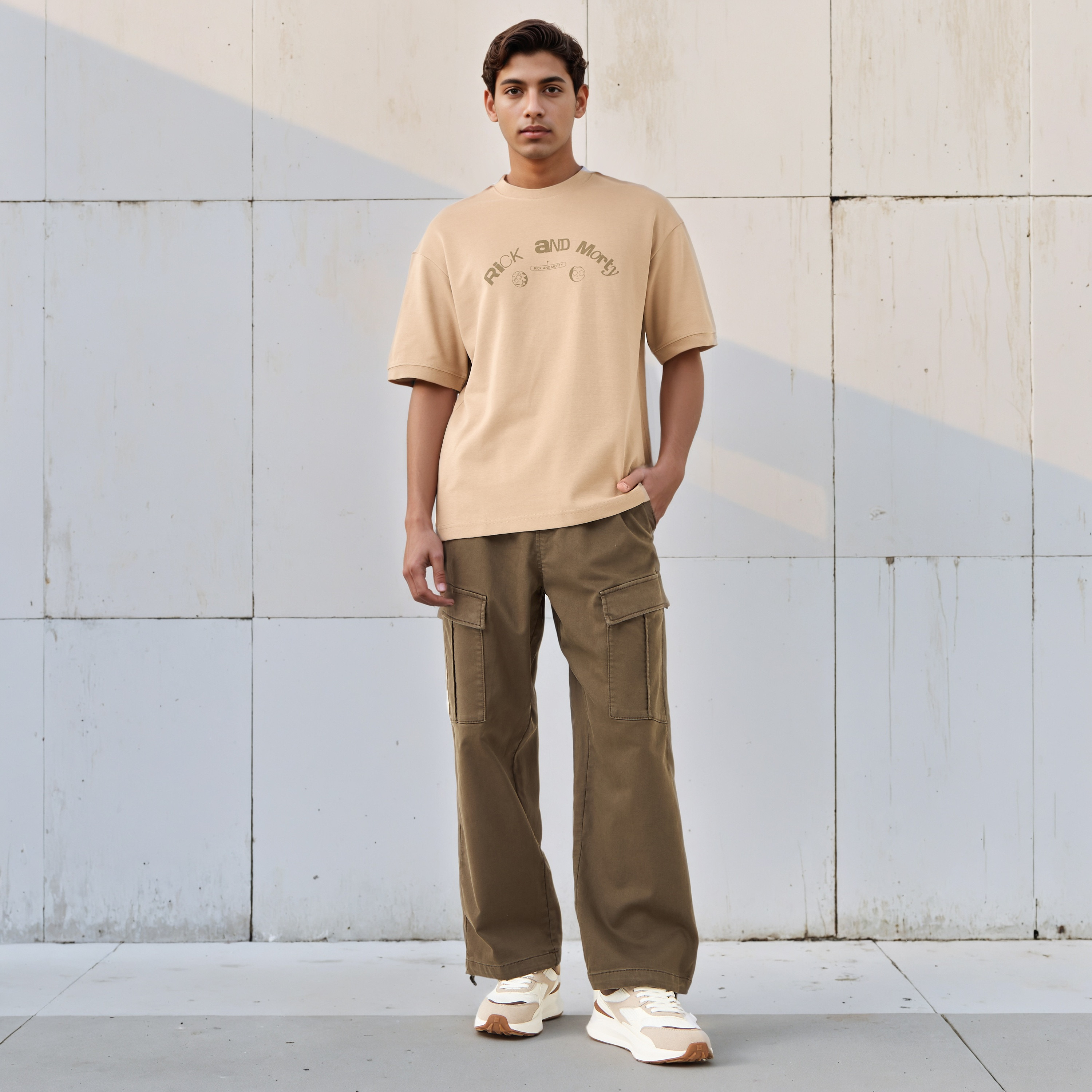 Rick and Morty Men Relaxed Fit Crew Neck Short Sleeves T-shirt-men-clothing-tshirtsandpolos-tshirts-image-1