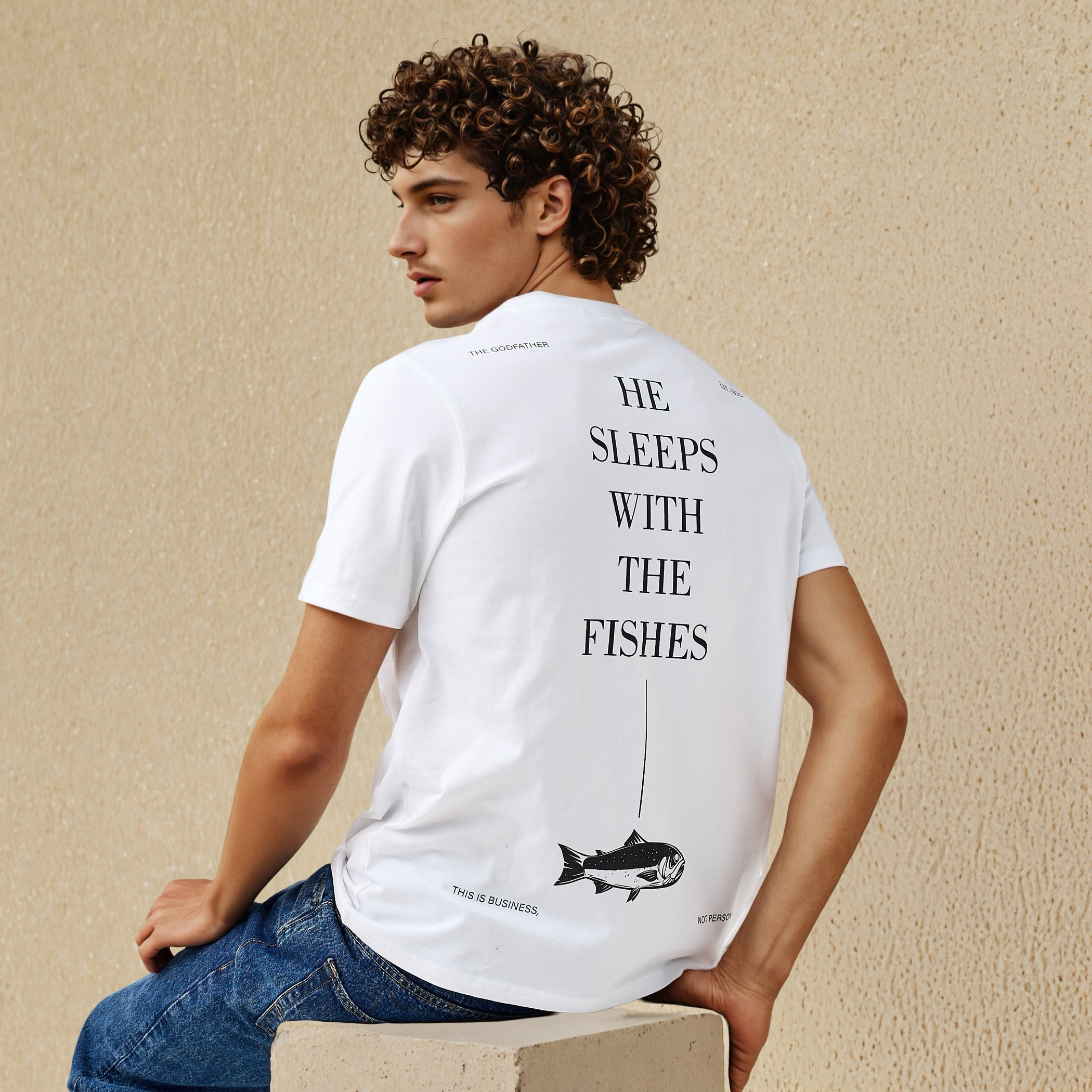 The Godfather Men Regular Fit Crew Neck Short Sleeves T-shirt-men-clothing-tshirtsandpolos-tshirts-image-1
