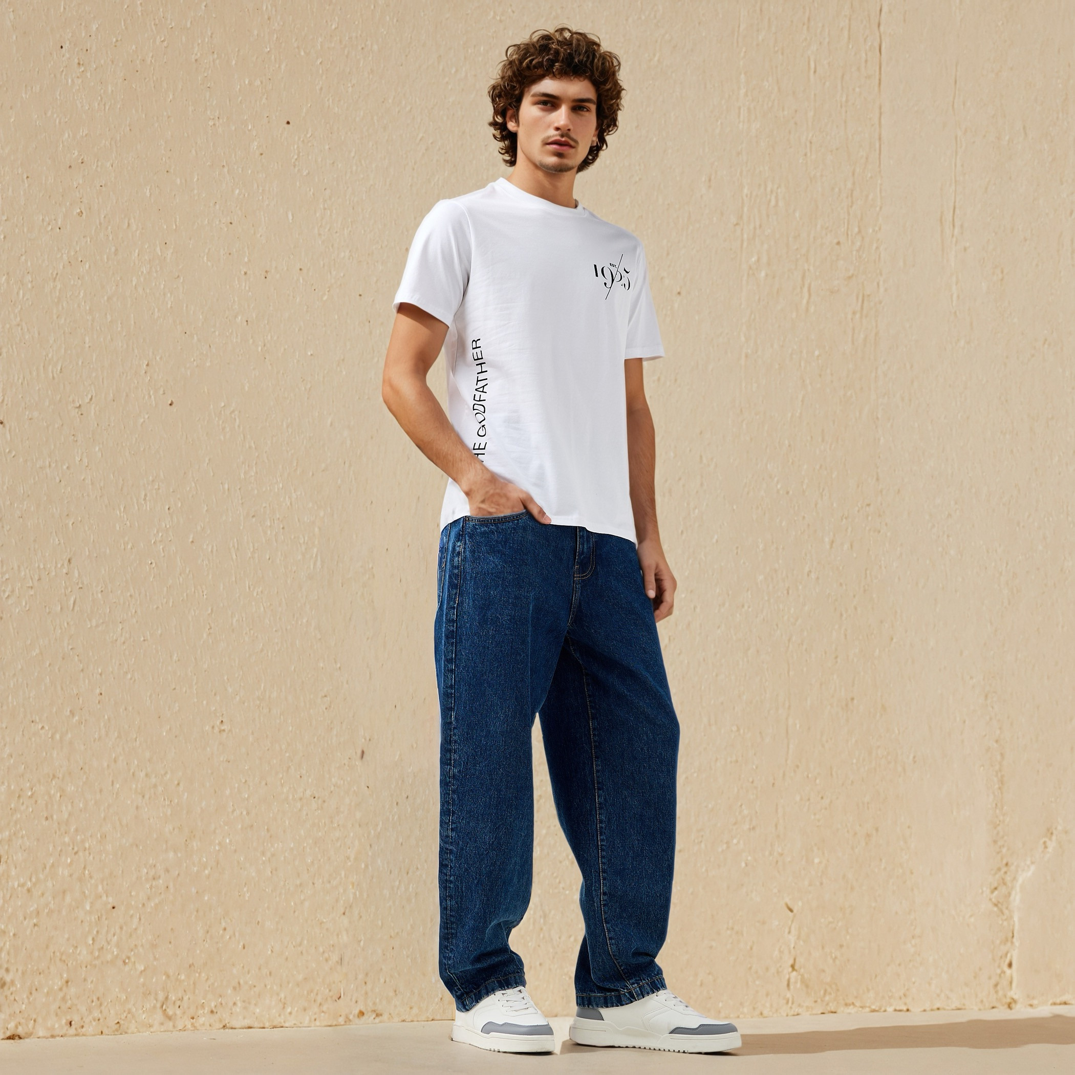 The Godfather Men Regular Fit Crew Neck Short Sleeves T-shirt-men-clothing-tshirtsandpolos-tshirts-image-2