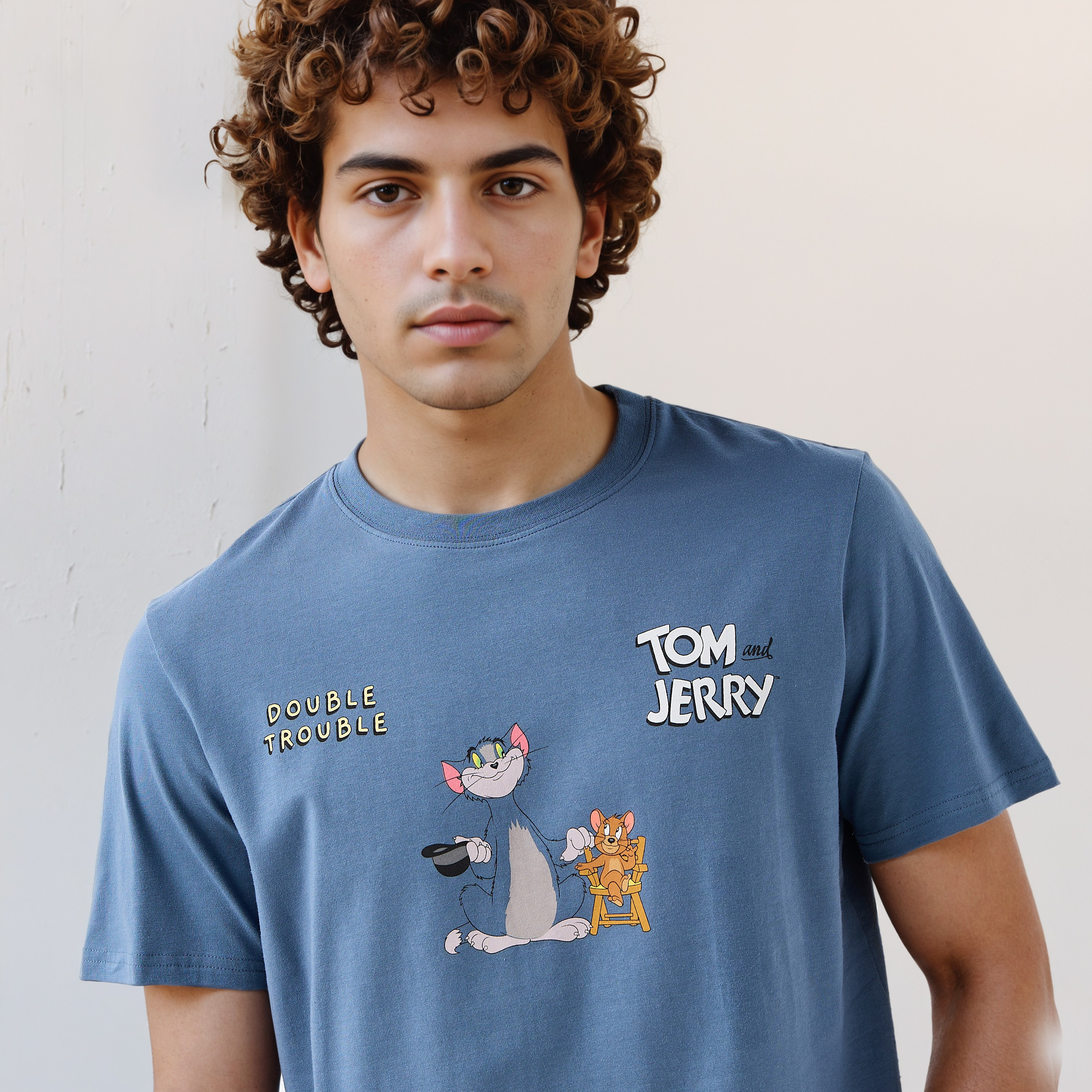 Tom and Jerry Men Regular Fit Crew Neck Short Sleeves T-shirt-men-clothing-tshirtsandpolos-tshirts-image-1