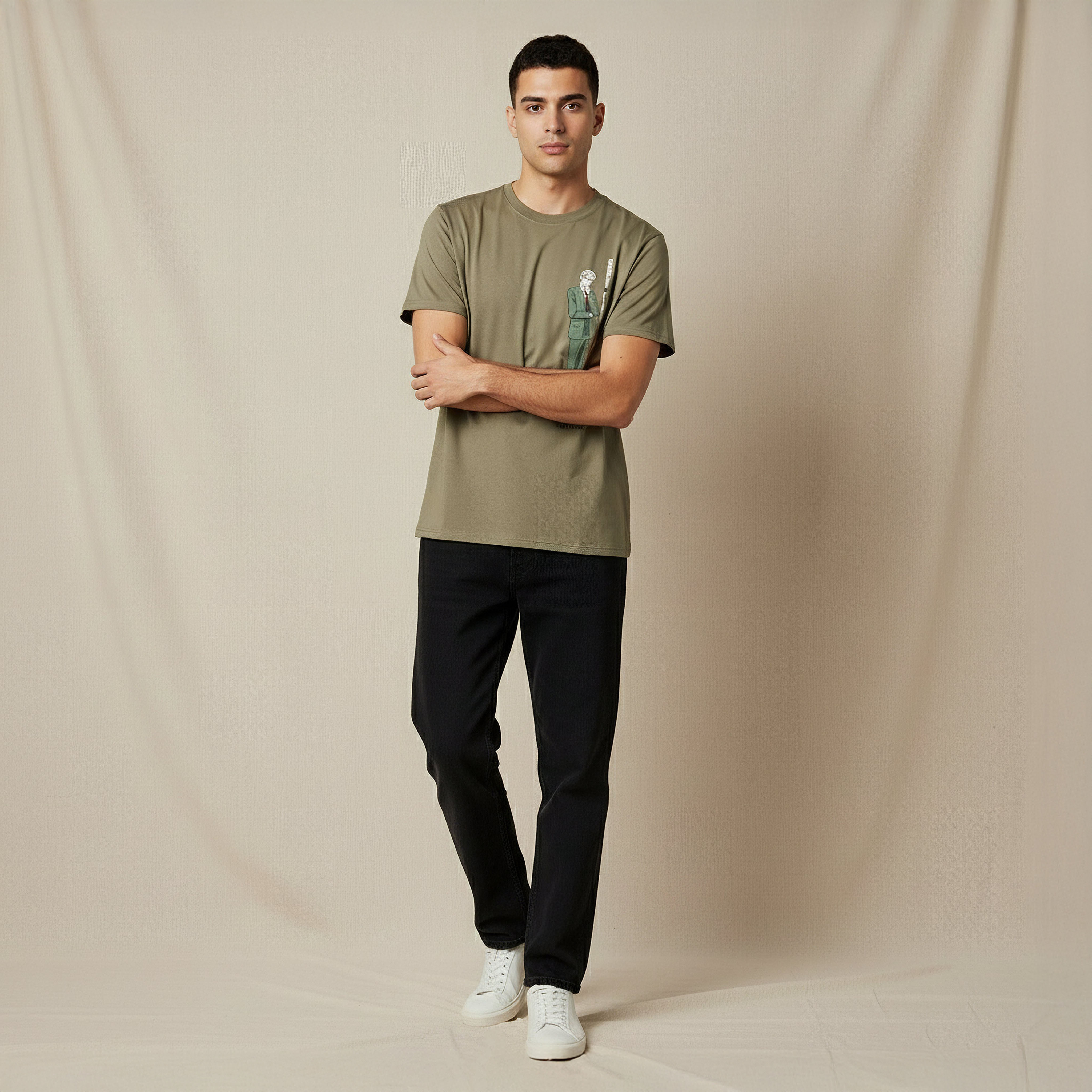 Spy Family Men Regular Fit Crew Neck Short Sleeves T-shirt-men-clothing-tshirtsandpolos-tshirts-image-2