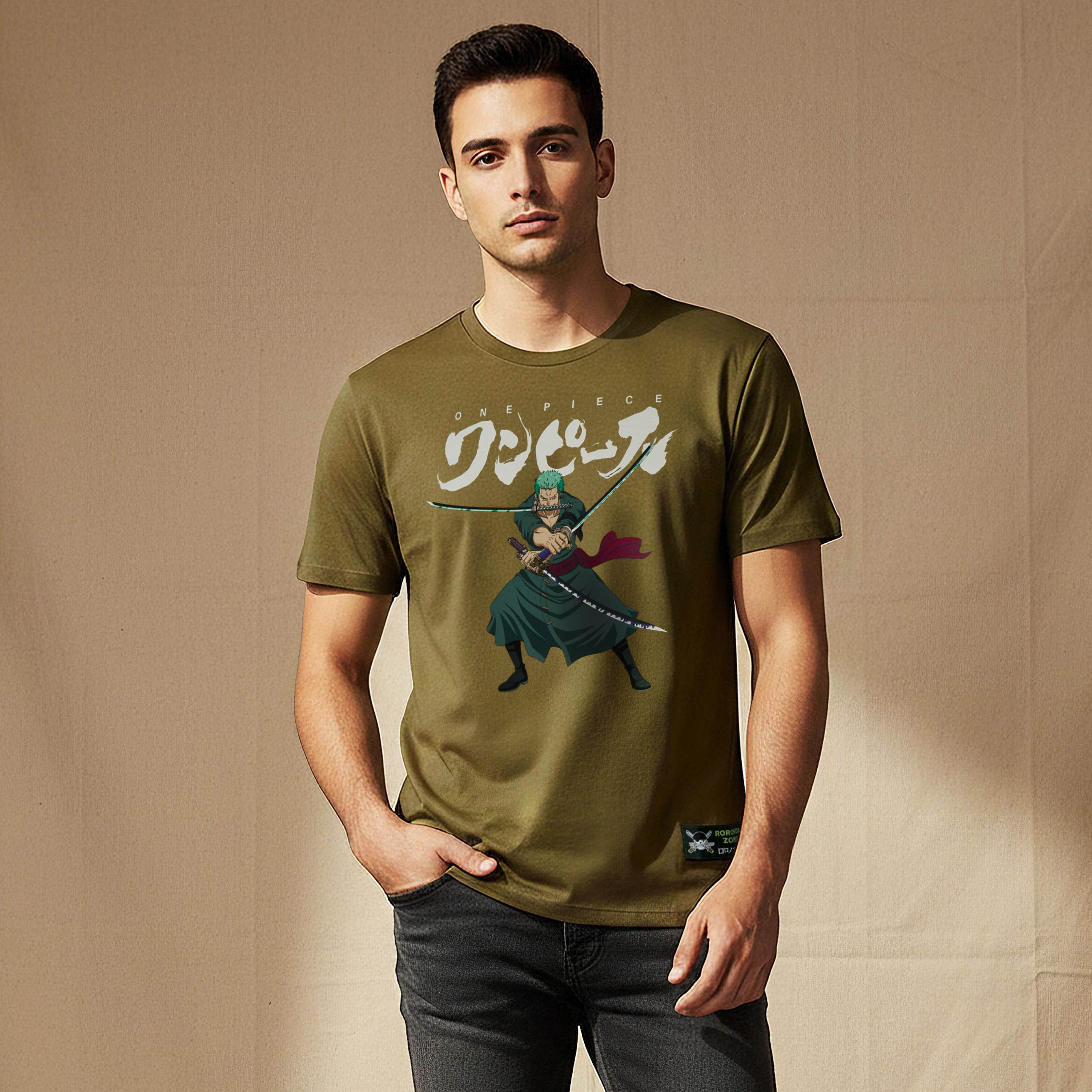 One Piece Anime Men Regular Fit Round Neck Short Sleeves T-shirt-PROMO_SP_QAT_1_BUY2FORQAR59_130625-image-1