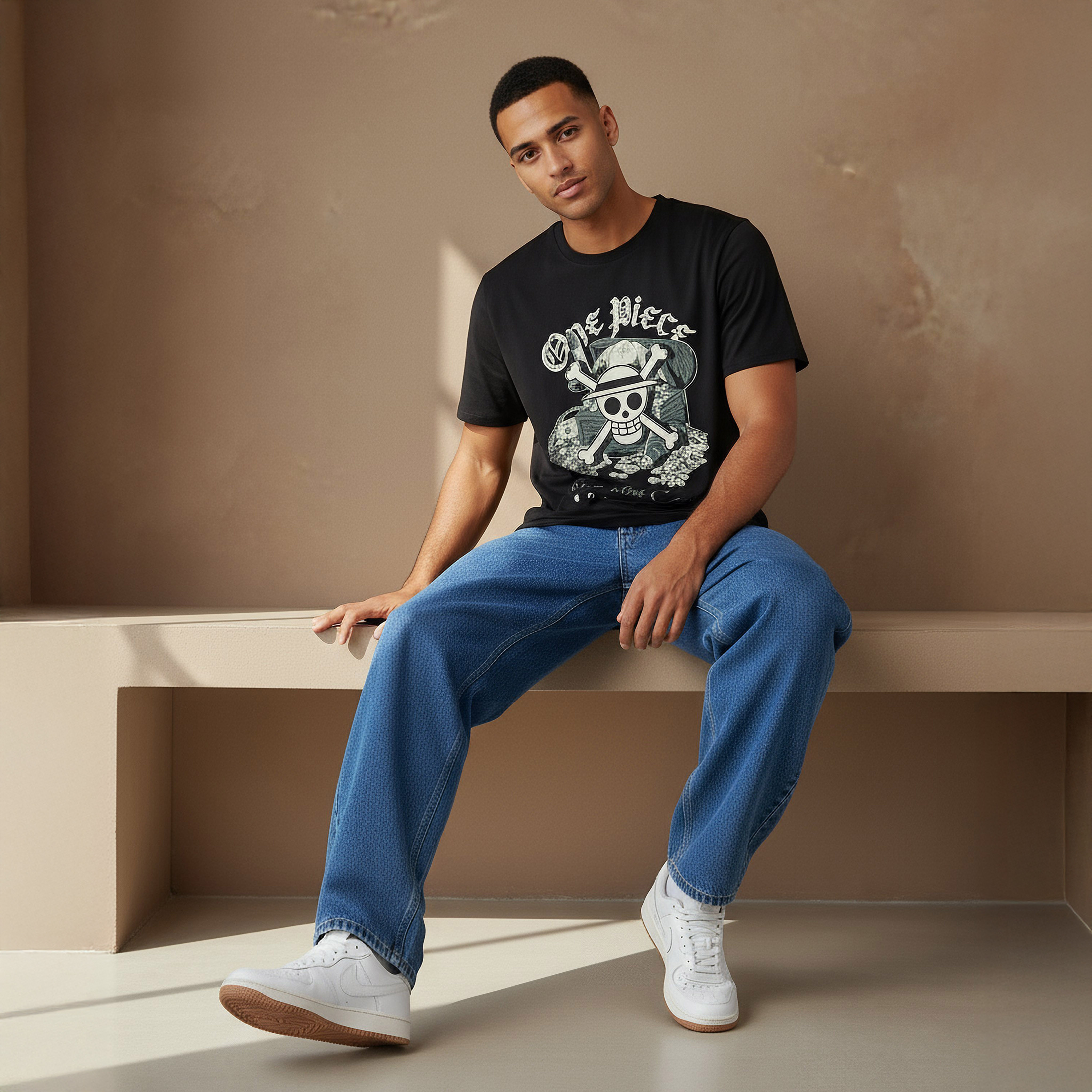 تيشيرت أنمي ون بيس رجالي بقصة عادية ورقبة دائرية وأكمام قصيرة-men-clothing-tshirtsandpolos-tshirts-image-5