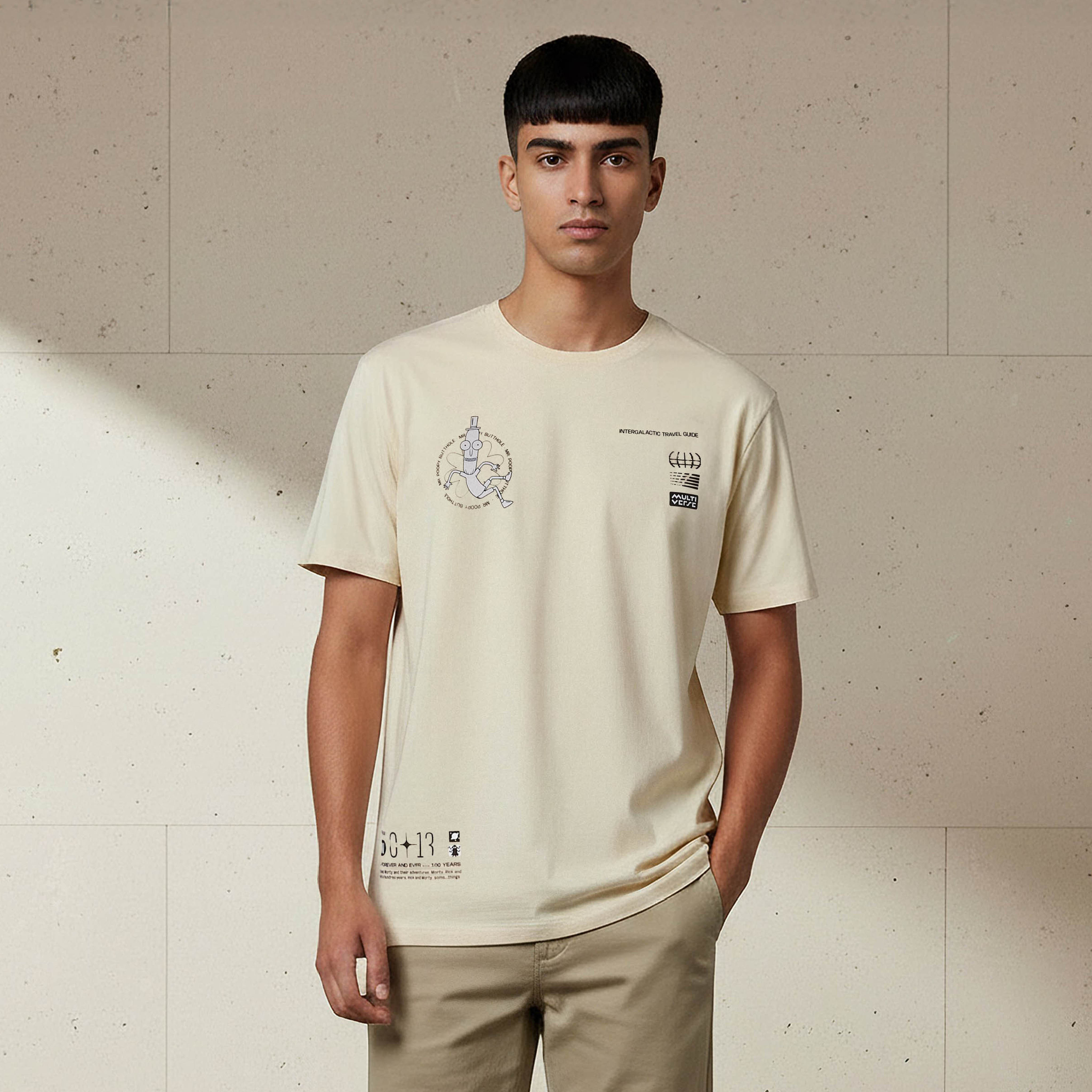 Rick and Morty Men Regular Fit Crew Neck Short Sleeves  T-shirt-men-clothing-tshirtsandpolos-tshirts-image-1