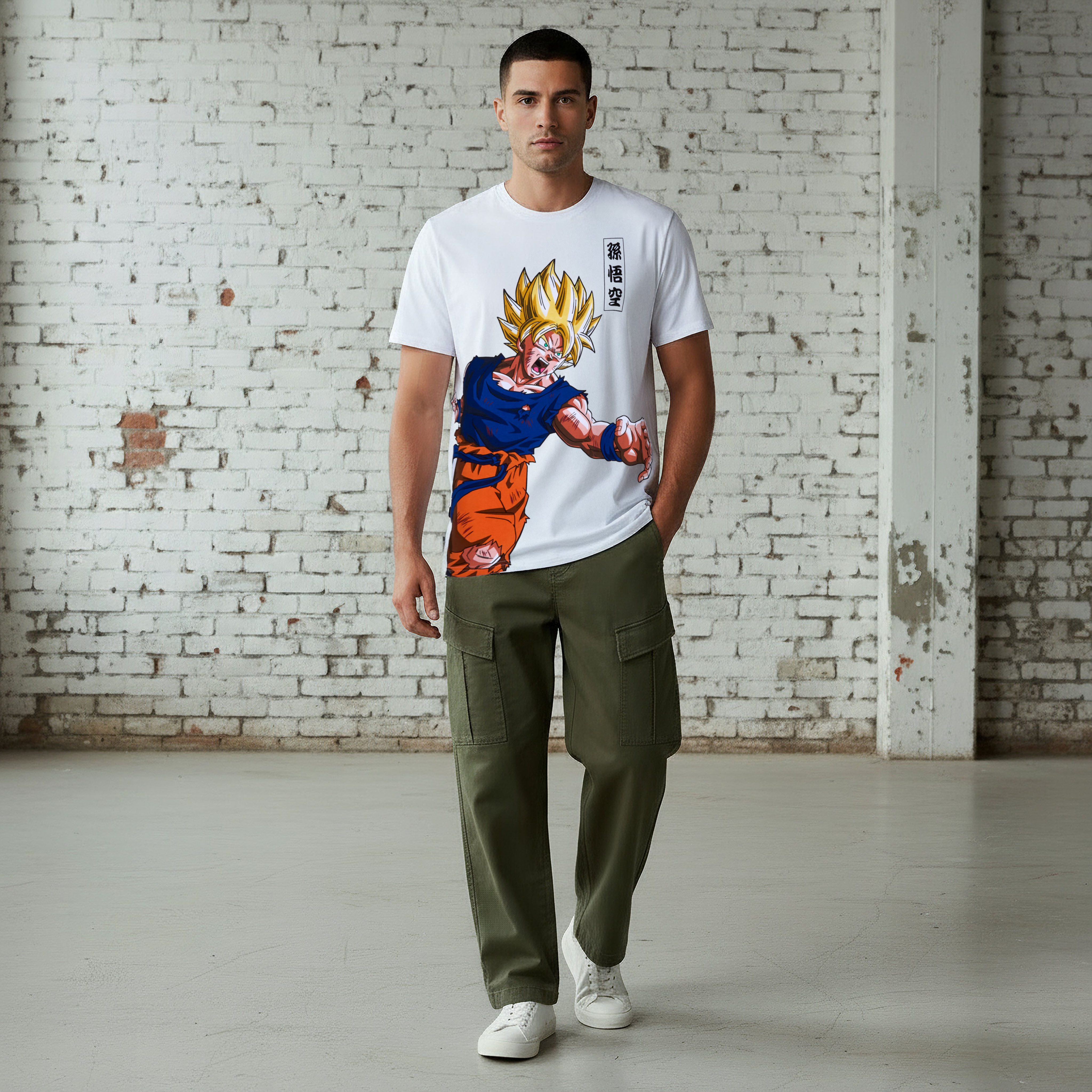 Goku Dragon Ball Z Anime Men Regular Fit Crew Neck Short Sleeves T-shirt-men-clothing-tshirtsandpolos-tshirts-image-5