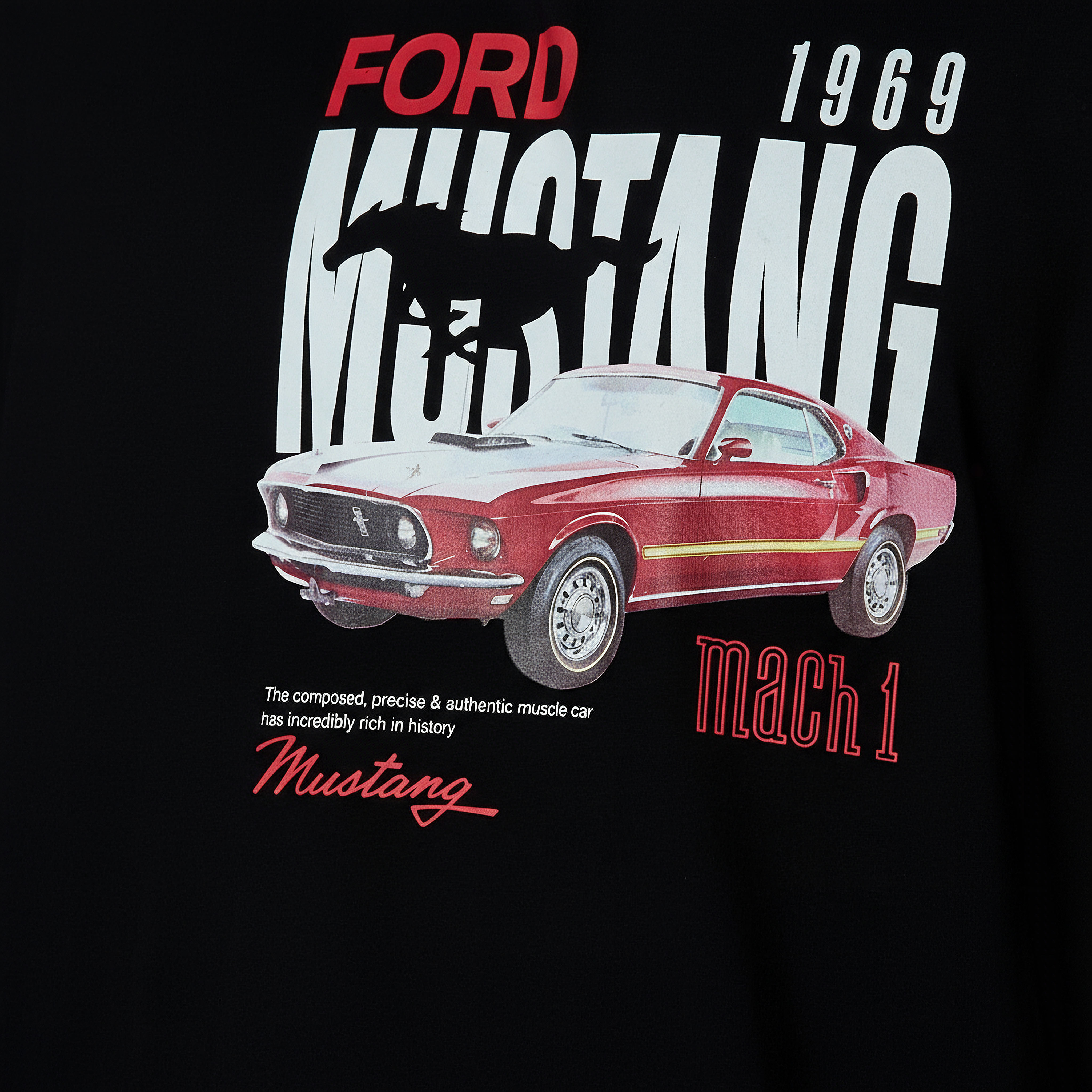 Ford Mustang Men Regular Fit Crew Neck Short Sleeves T-shirt-men-clothing-tshirtsandpolos-tshirts-image-5