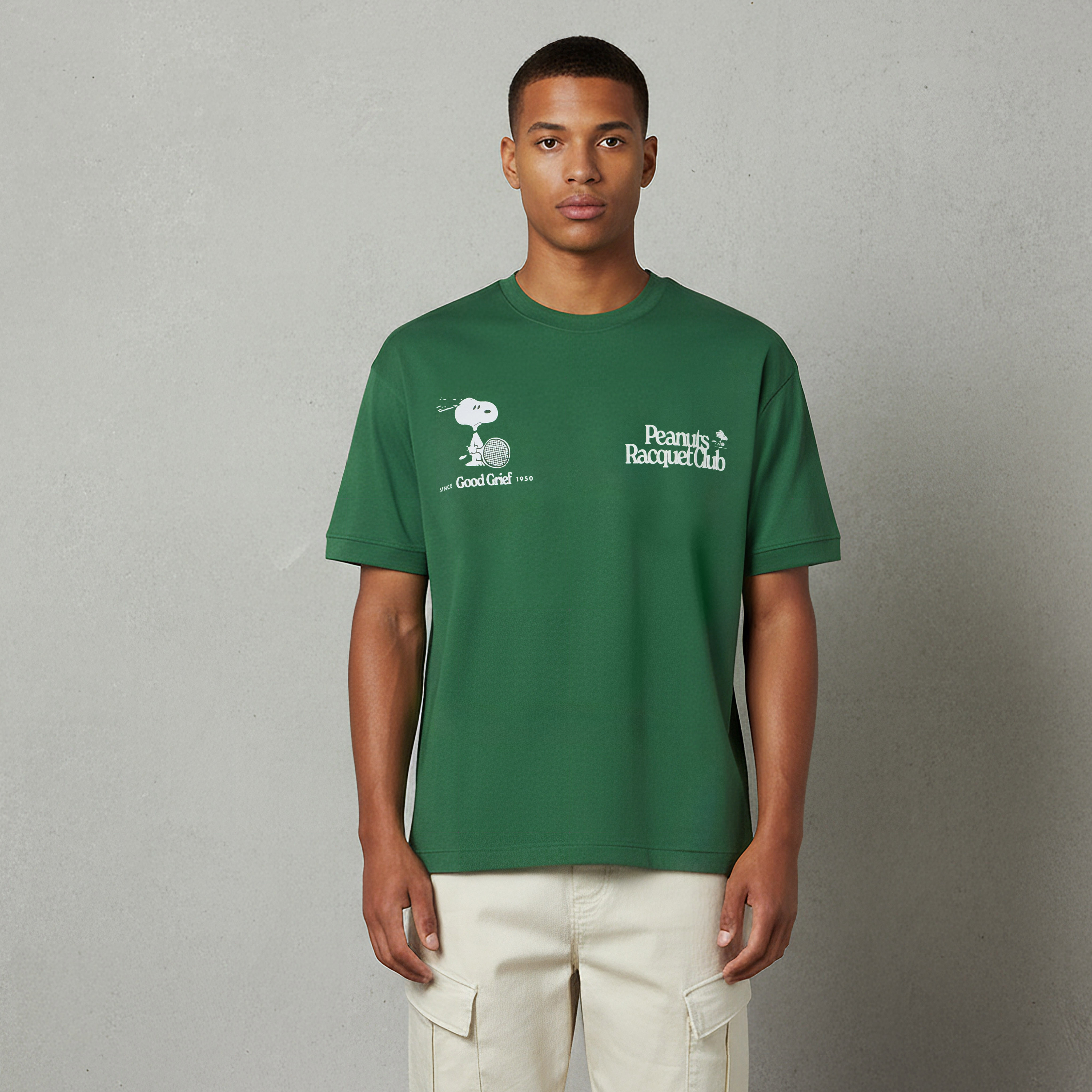 Peanuts Men Regular Fit Crew Neck Short Sleeves T-shirt-men-clothing-tshirtsandpolos-tshirts-image-1
