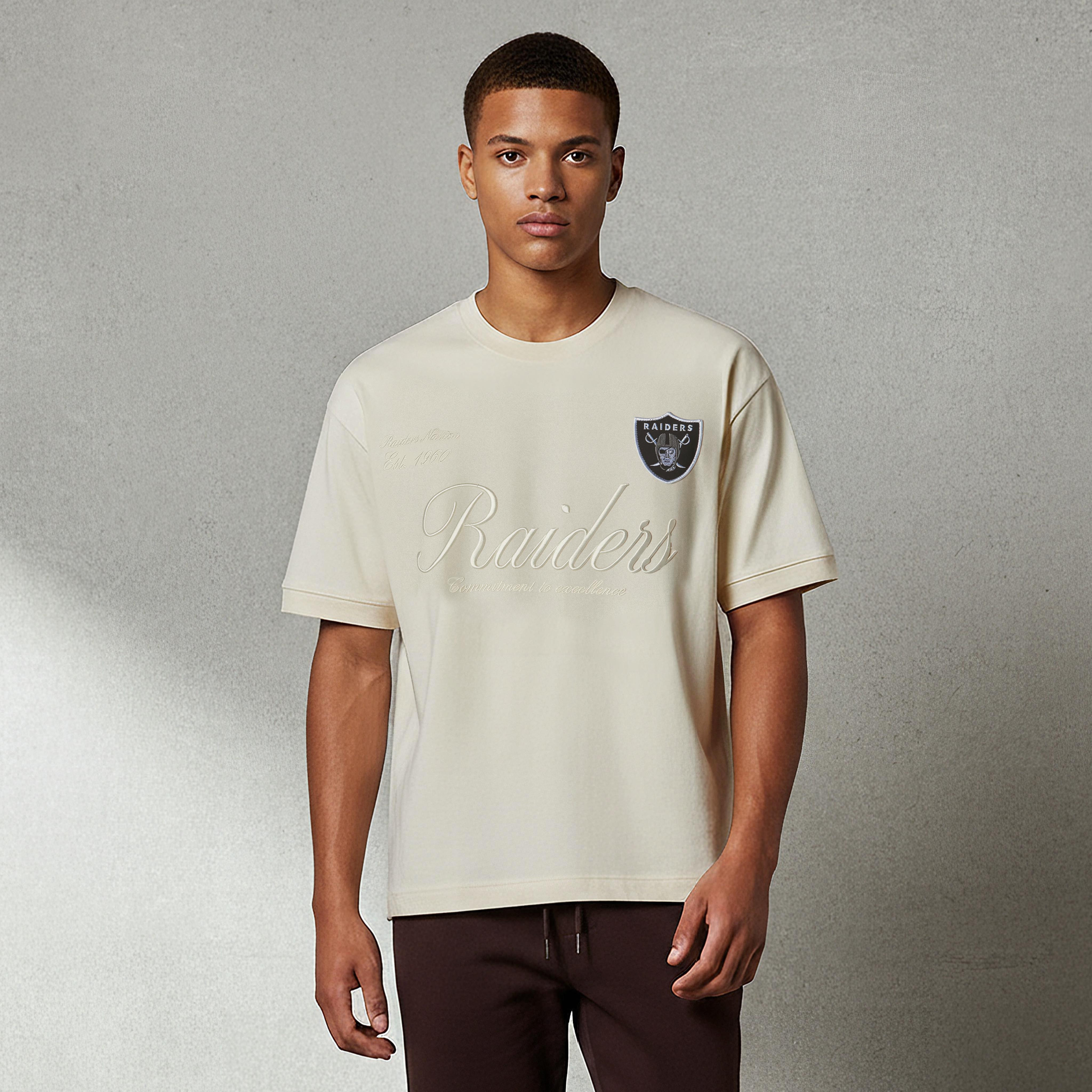 Las Vegas Raiders NFL Men Regular Fit Crew Neck Short Sleeves T-shirt-men-clothing-tshirtsandpolos-tshirts-image-1
