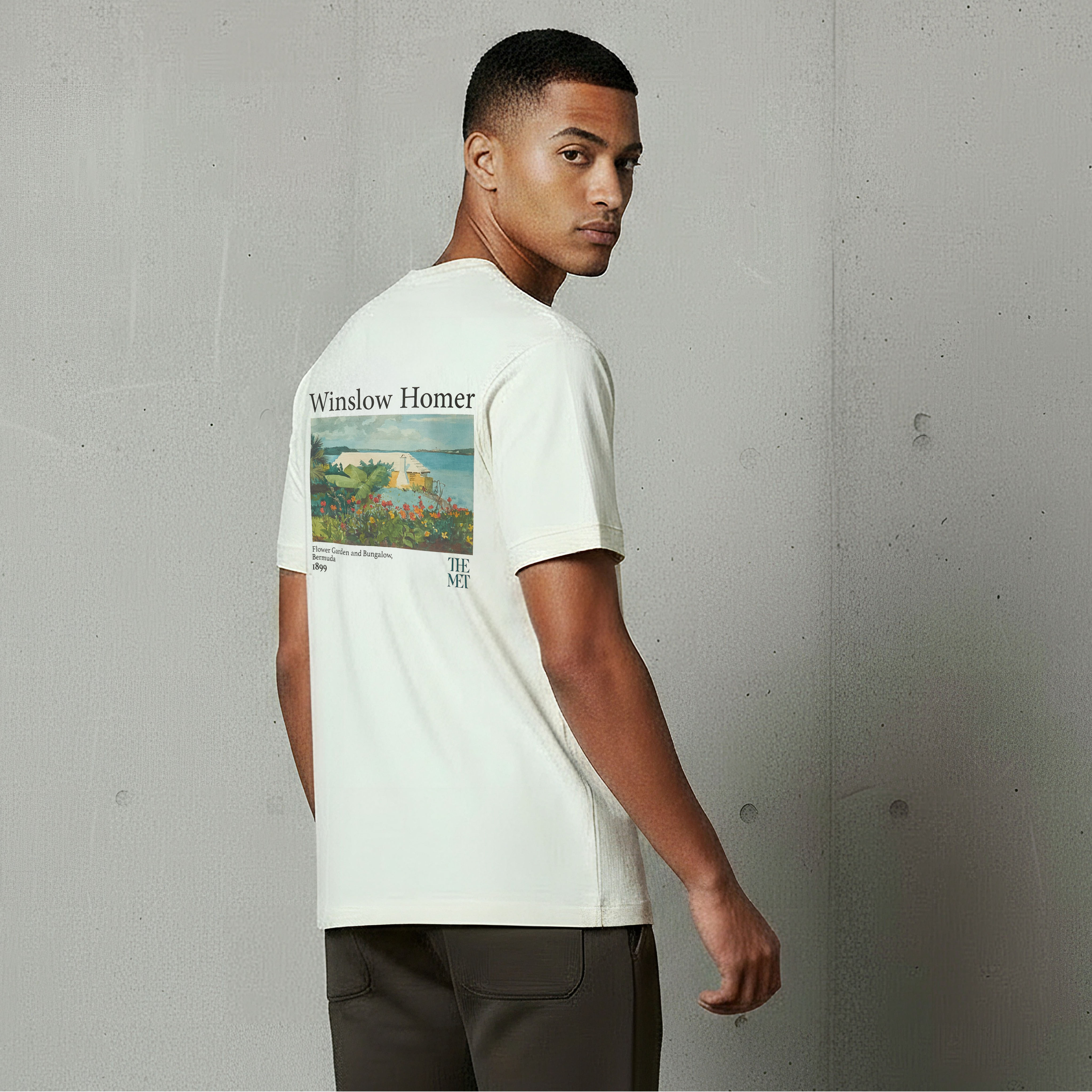 The Met Museum Men Regular Fit Crew Neck Short Sleeves T-shirt-men-clothing-tshirtsandpolos-tshirts-image-3