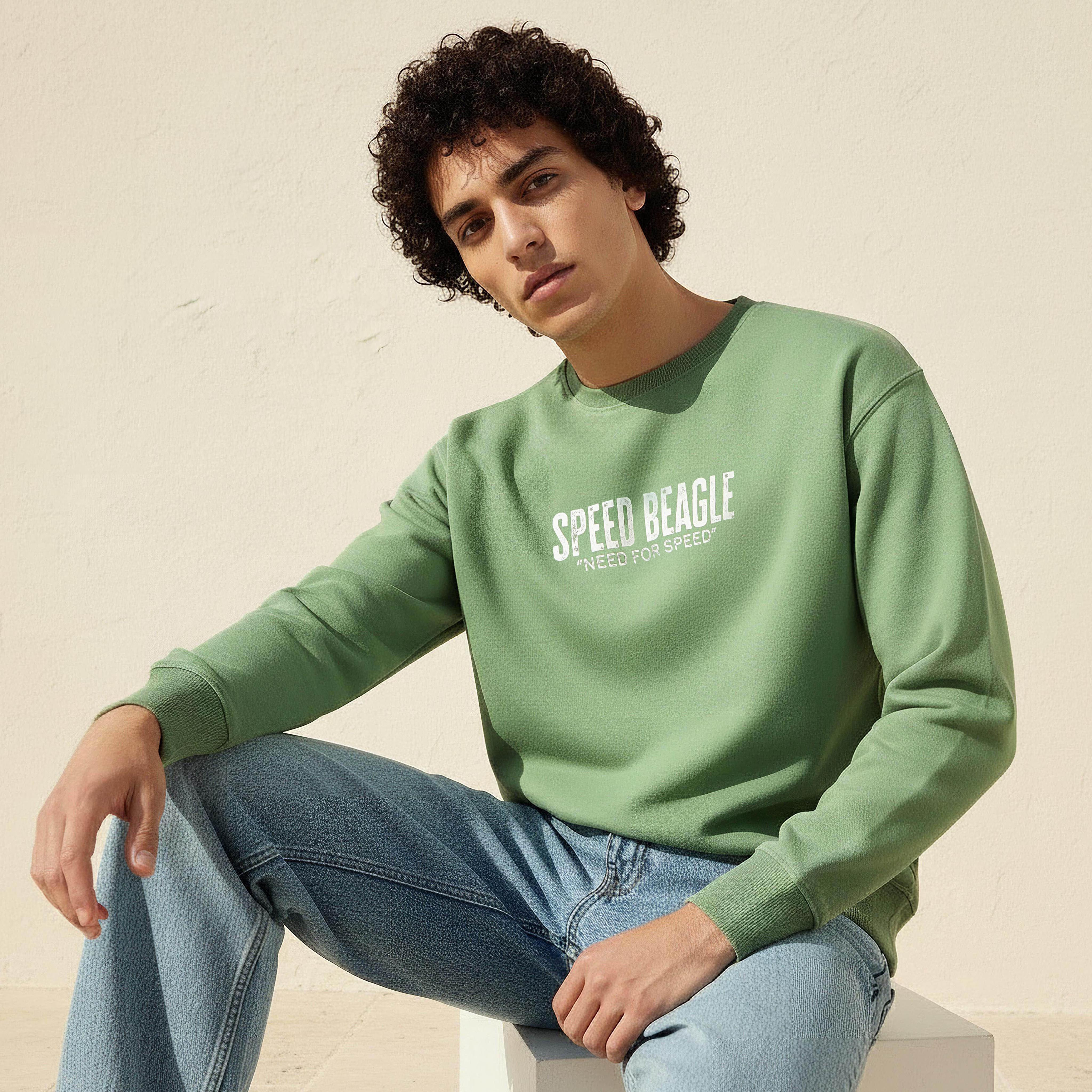 Snoopy Men Regular Fit Sweatshirt-men-winterwear-hoodiesandsweatshirts-image-1