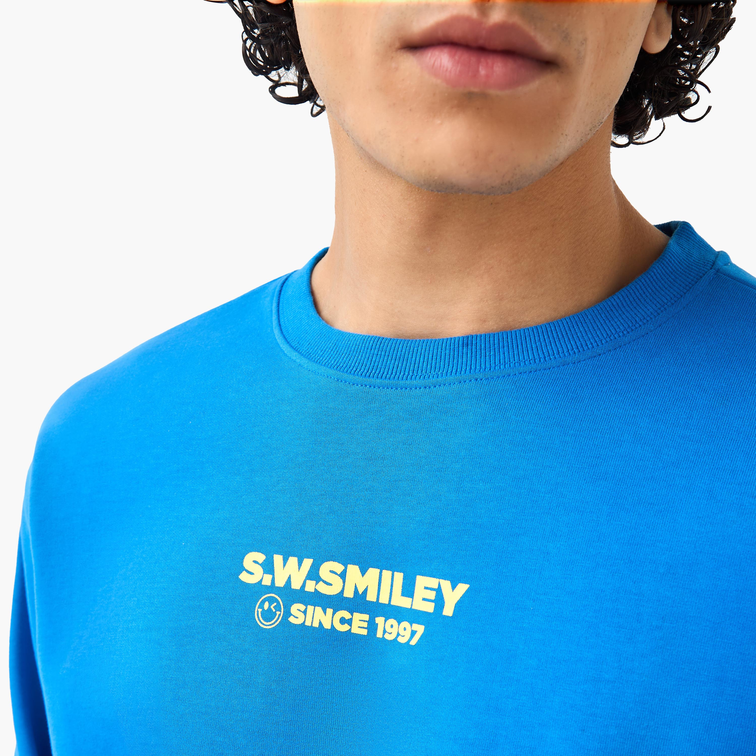 Smiley Men Regular Fit Sweatshirt-men-winterwear-hoodiesandsweatshirts-image-5