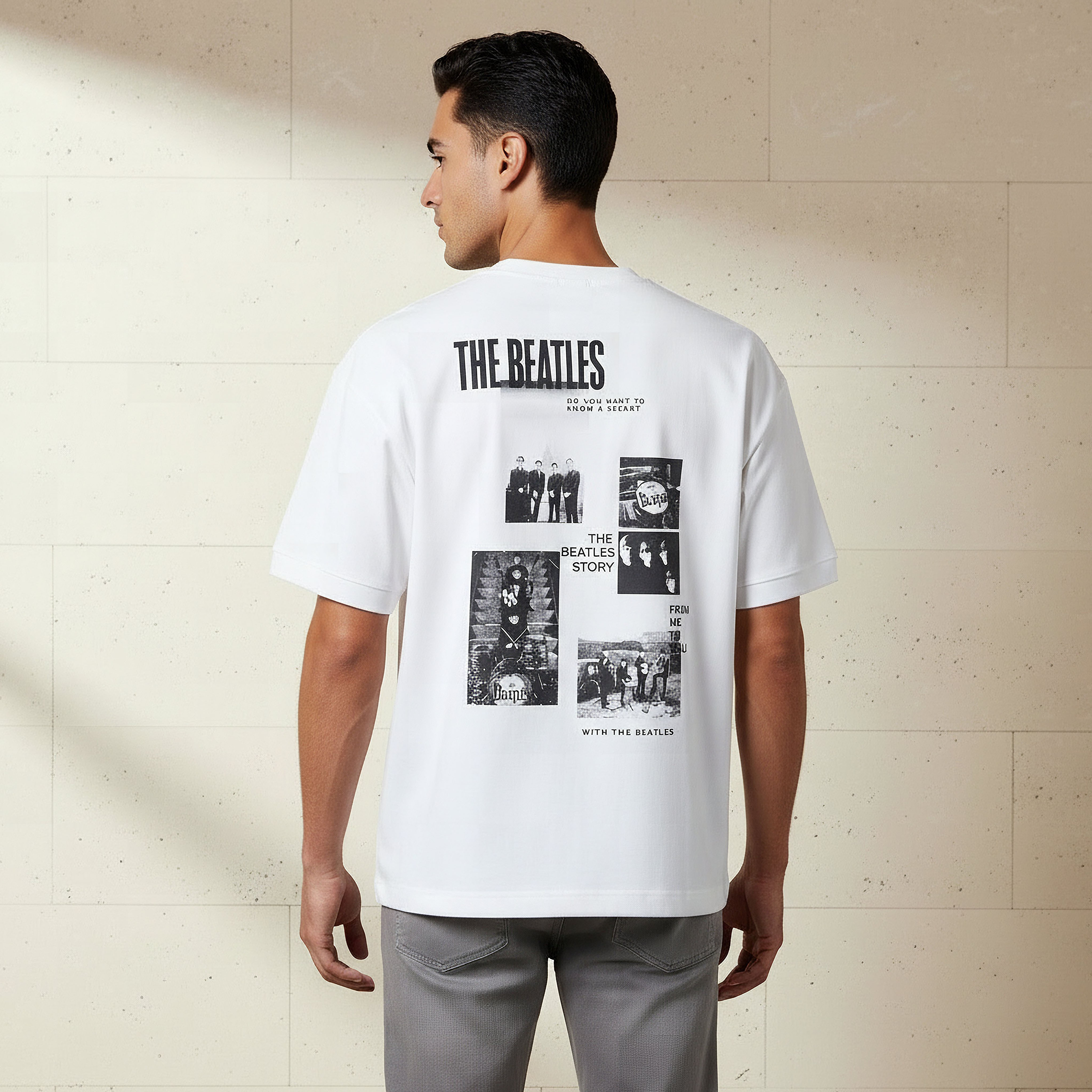 The Beatles Men Relaxed Fit Crew Neck Short Sleeves T-shirt-men-clothing-tshirtsandpolos-tshirts-image-1