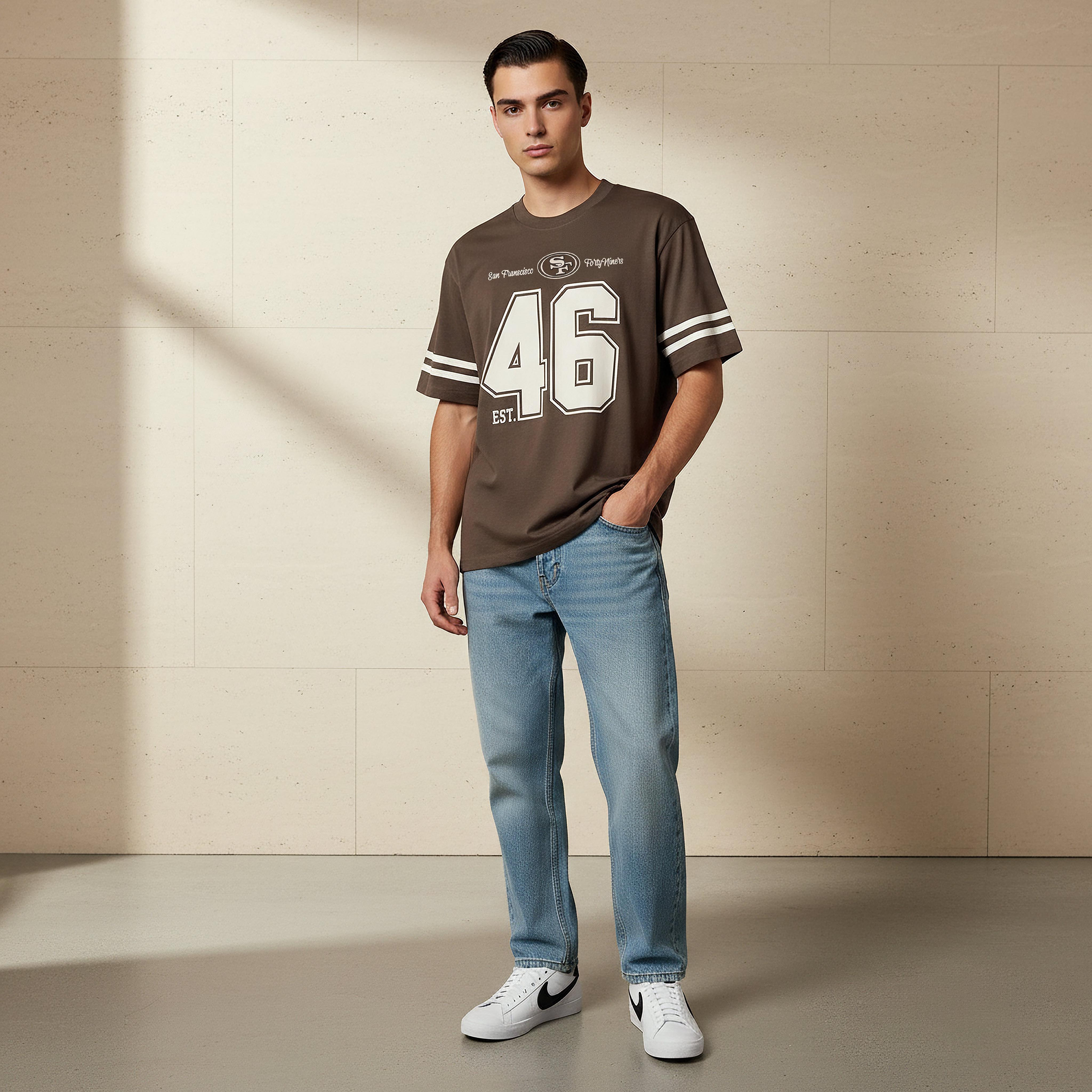 San Francisco Forty Niners NFL Men Regular Fit Crew Neck Short Sleeves T-shirt-men-clothing-tshirtsandpolos-tshirts-image-2