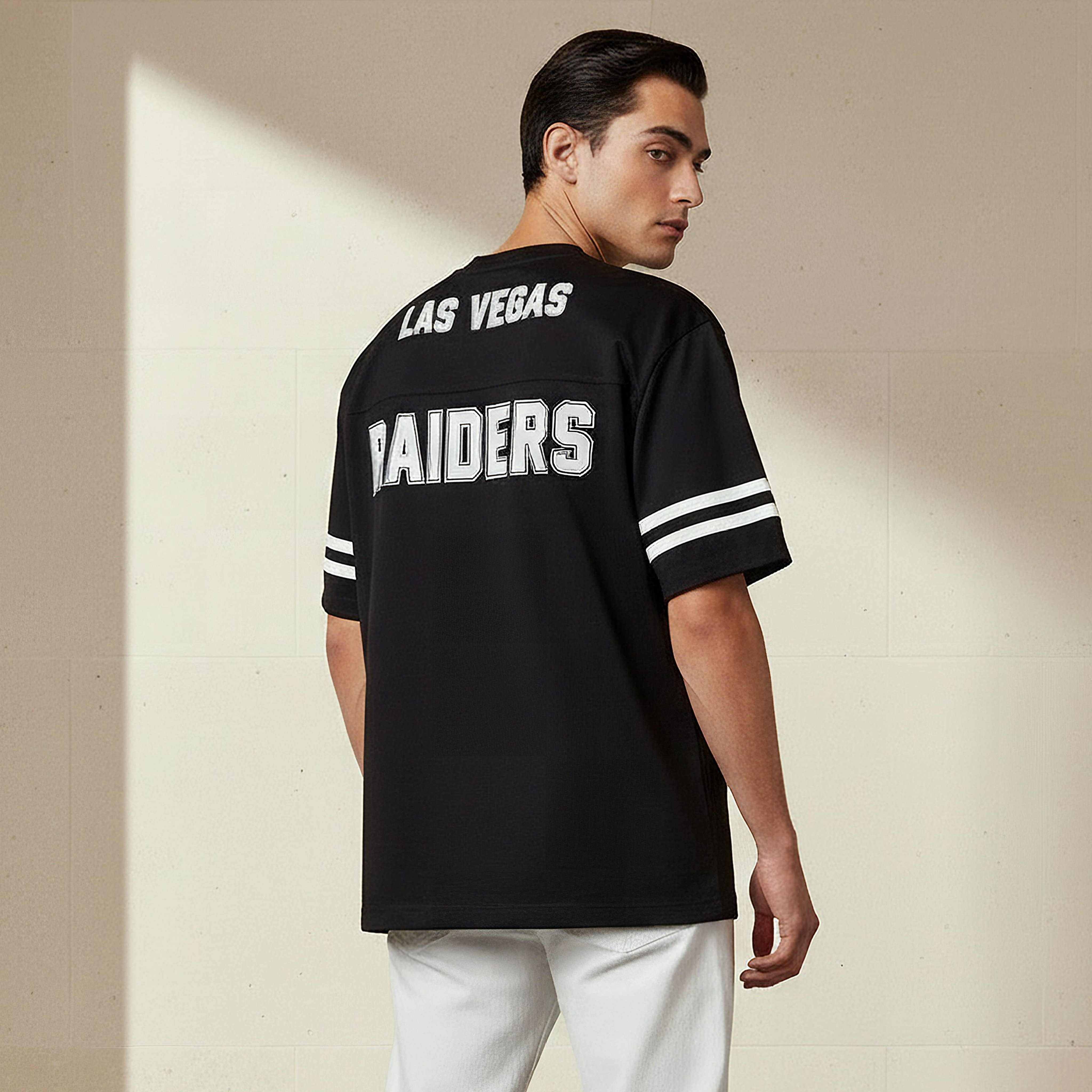 Las Vegas Raiders NFL Men Regular Fit Crew Neck Short Sleeves T-shirt-men-clothing-tshirtsandpolos-tshirts-image-3